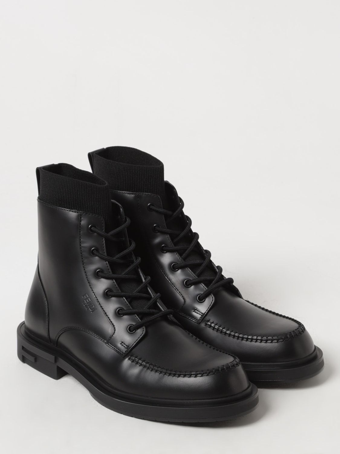 Fendi Slip On Fendi Frame Biker Boots Size US 12 / EU 45 - 2 Thumbnail