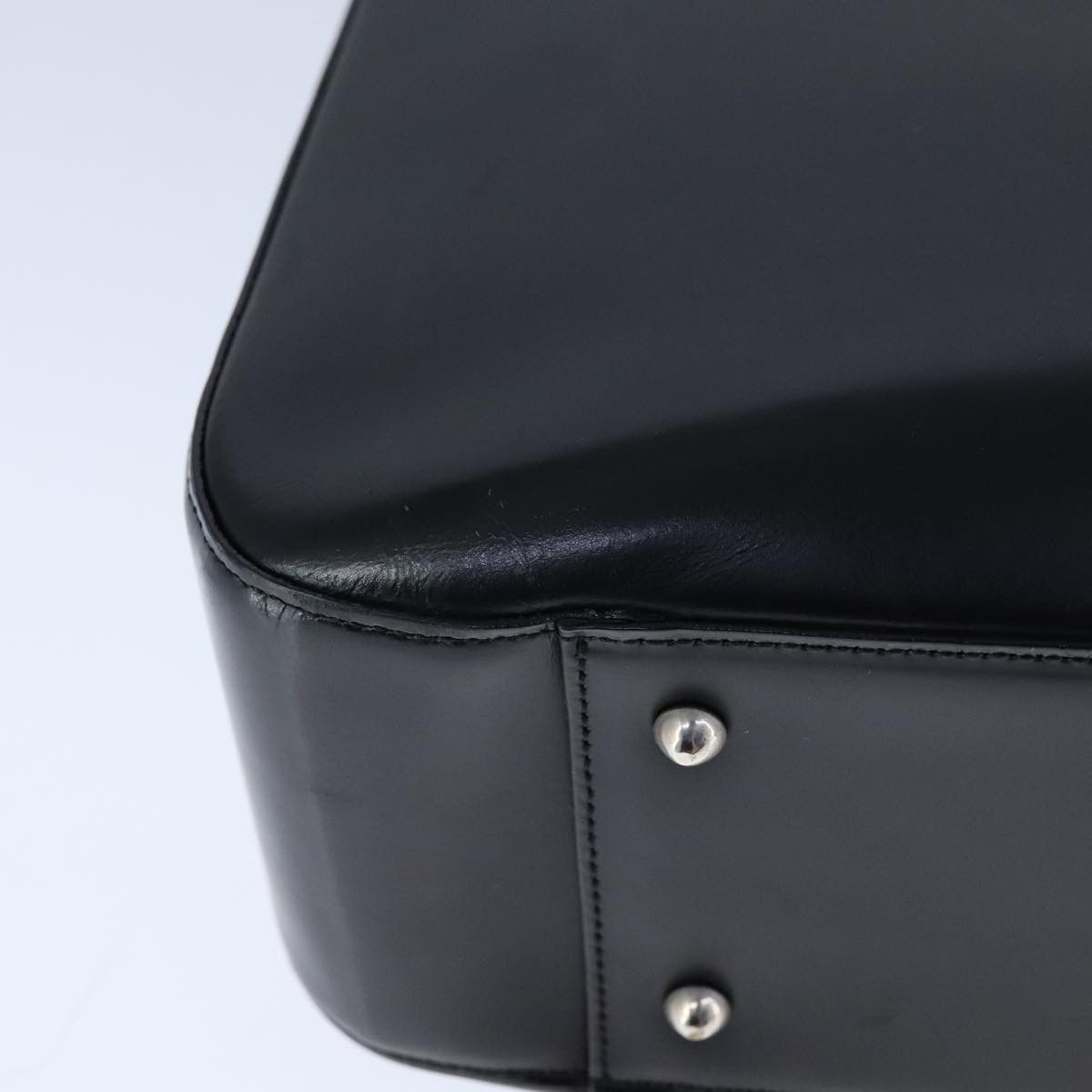 Burberry Nova Check Black Leather Handbag (Pre-Owned) Size ONE SIZE - 9 Thumbnail