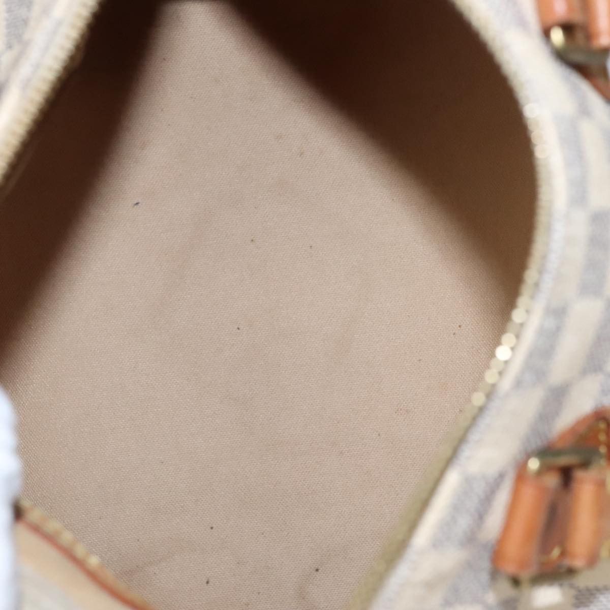 Louis Vuitton Speedy 25 White Canvas Handbag (Pre-Owned) Size ONE SIZE - 9 Thumbnail