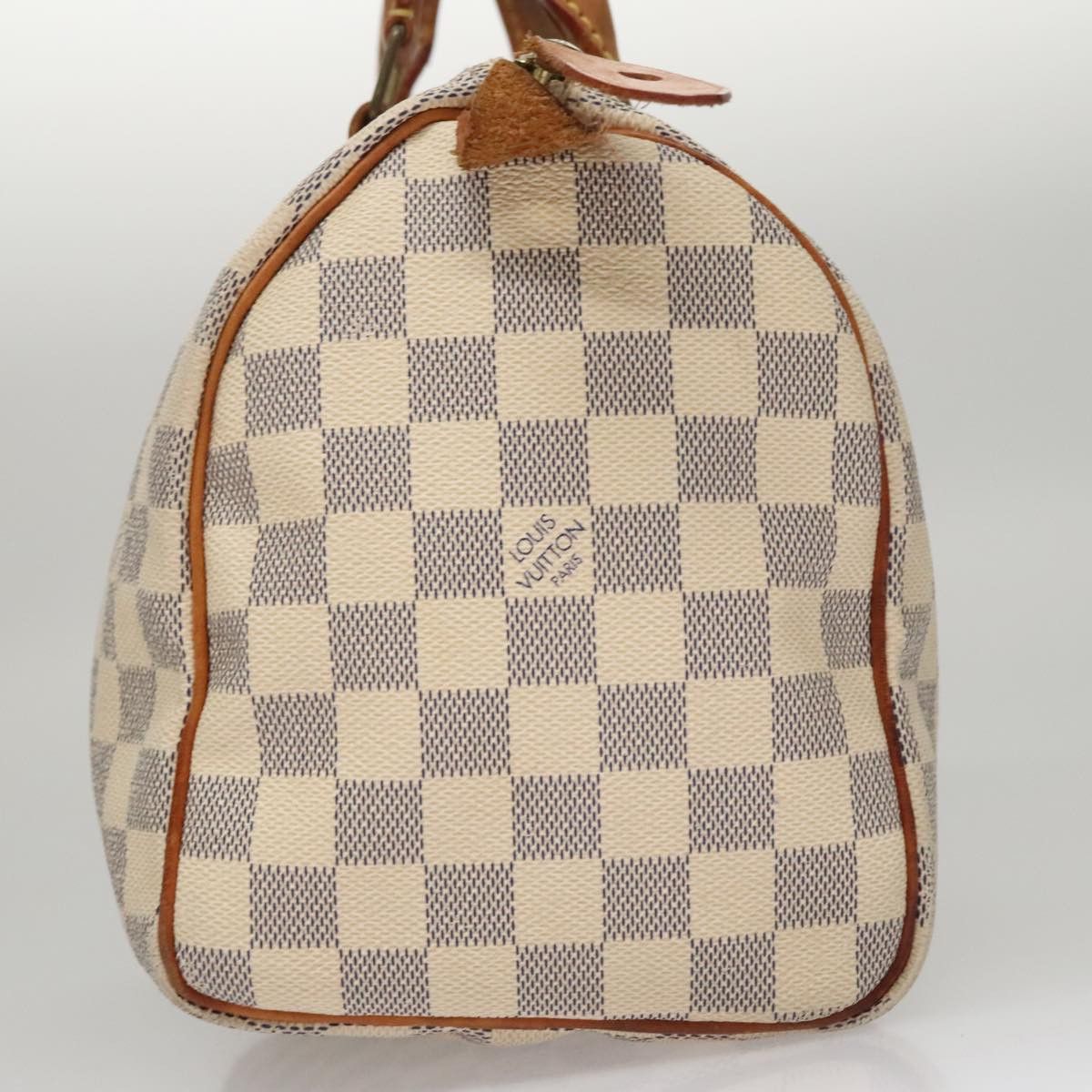 Louis Vuitton Speedy 25 White Canvas Handbag (Pre-Owned) Size ONE SIZE - 17 Thumbnail