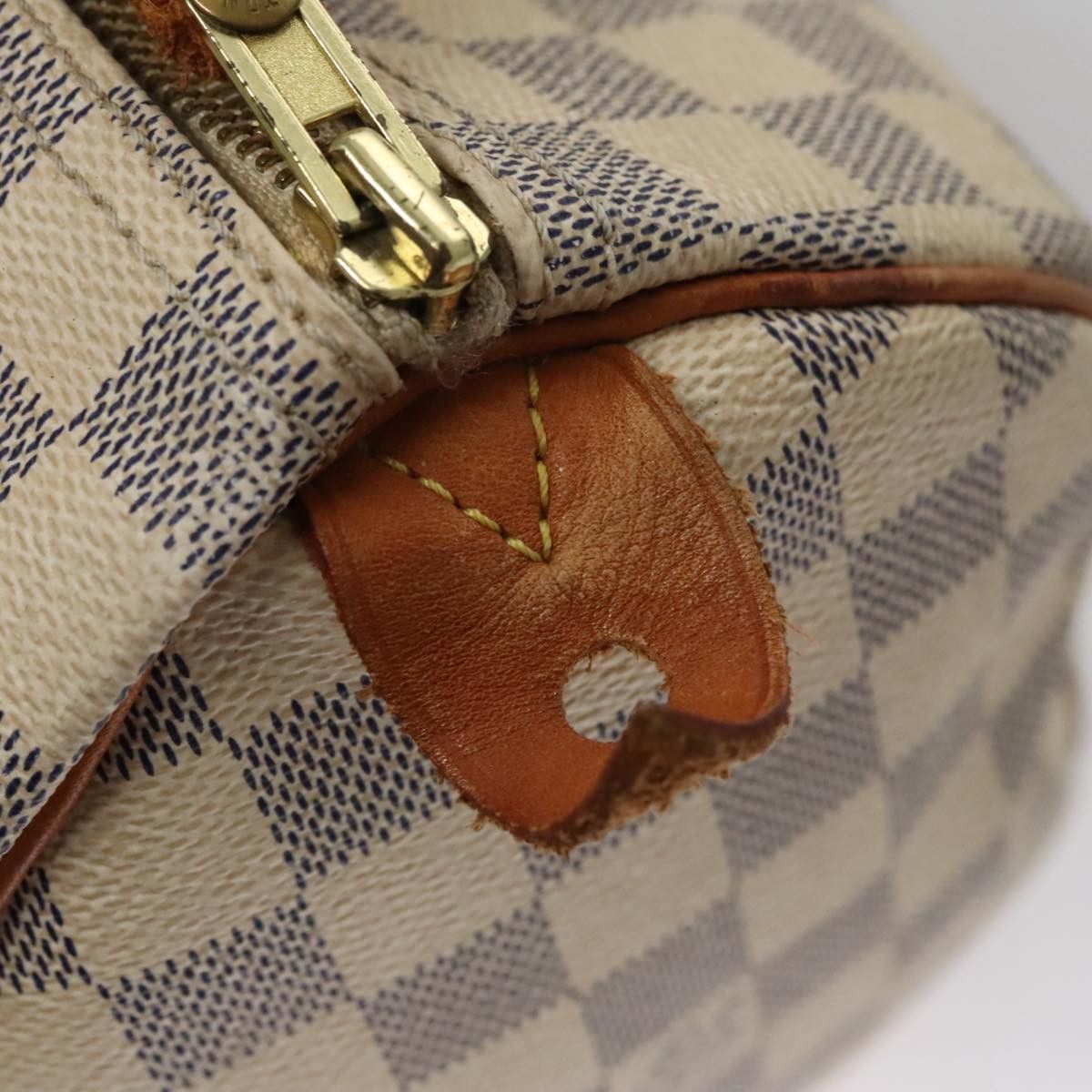 Louis Vuitton Speedy 25 White Canvas Handbag (Pre-Owned) Size ONE SIZE - 13 Thumbnail