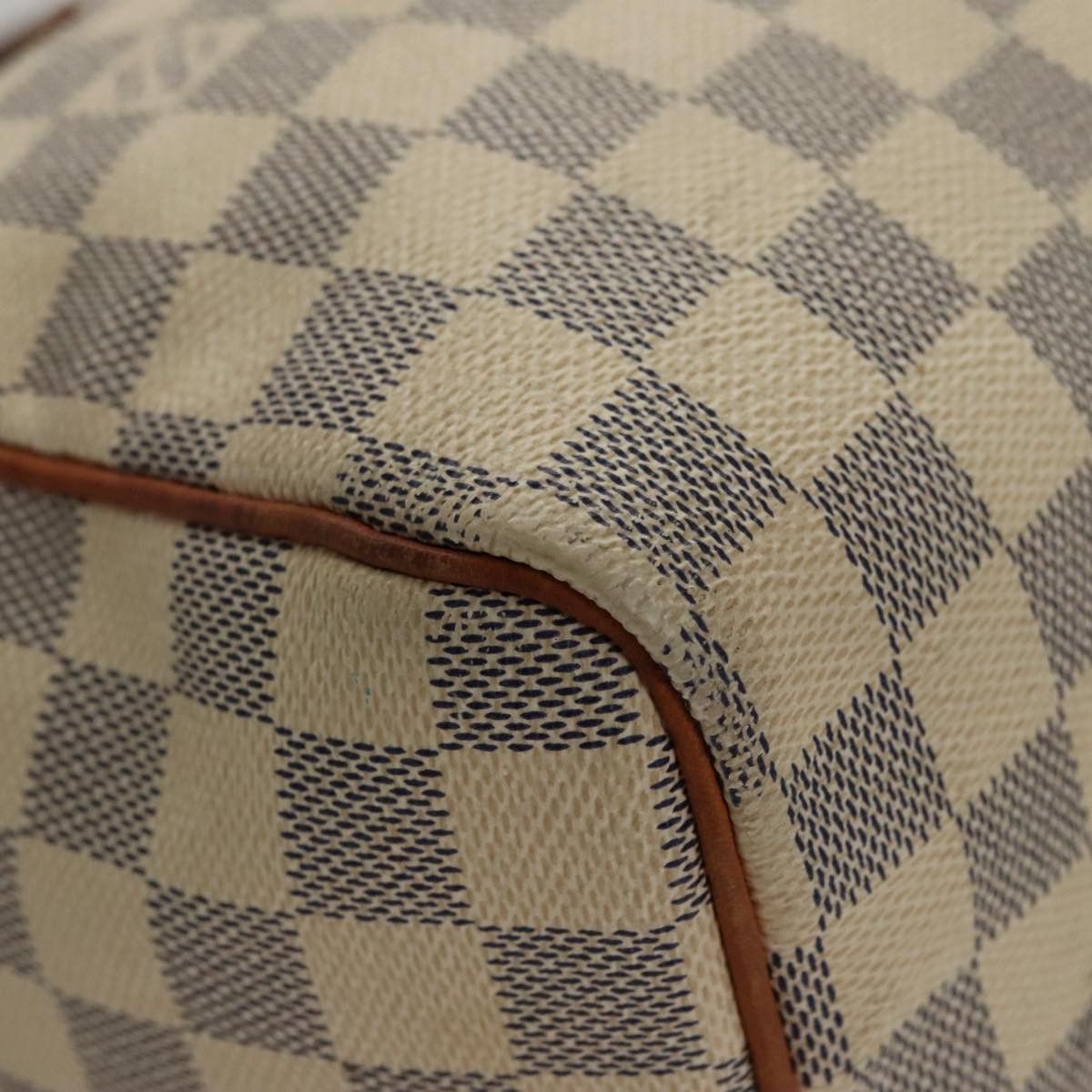 Louis Vuitton Speedy 25 White Canvas Handbag (Pre-Owned) Size ONE SIZE - 7 Thumbnail