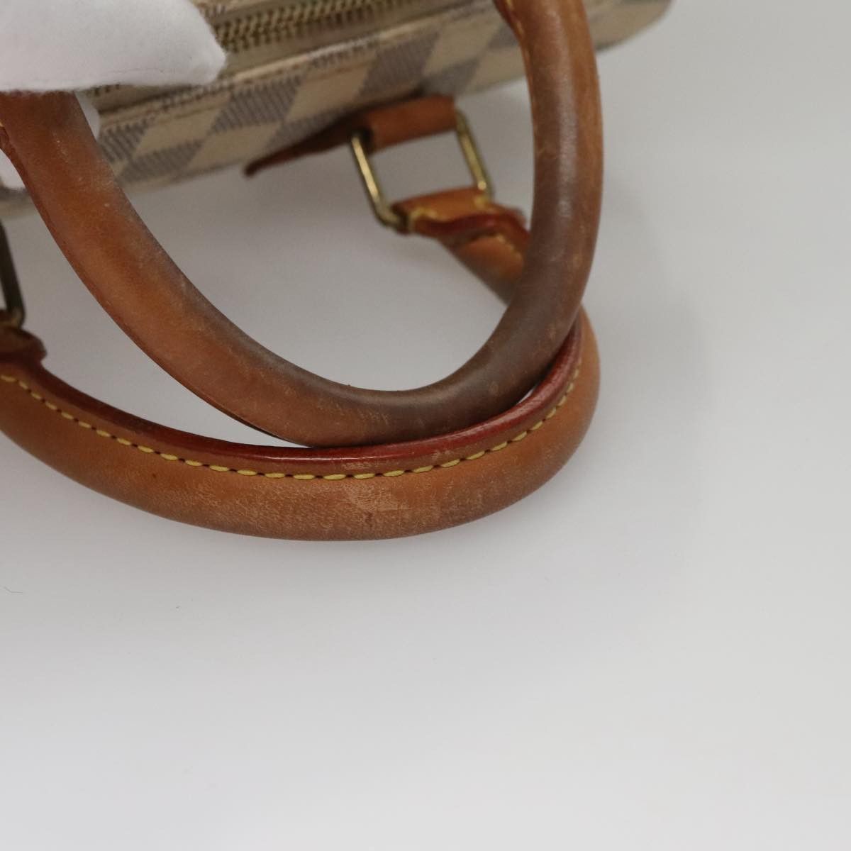 Louis Vuitton Speedy 25 White Canvas Handbag (Pre-Owned) Size ONE SIZE - 4 Thumbnail