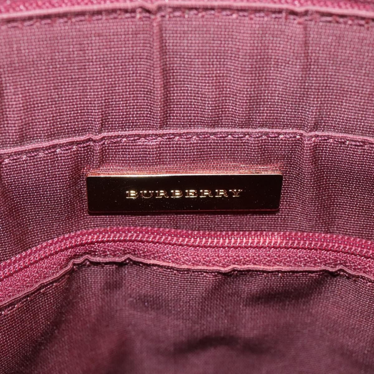 Burberry Nova Check Beige Canvas Tote Bag (Pre-Owned) Size ONE SIZE - 10 Thumbnail