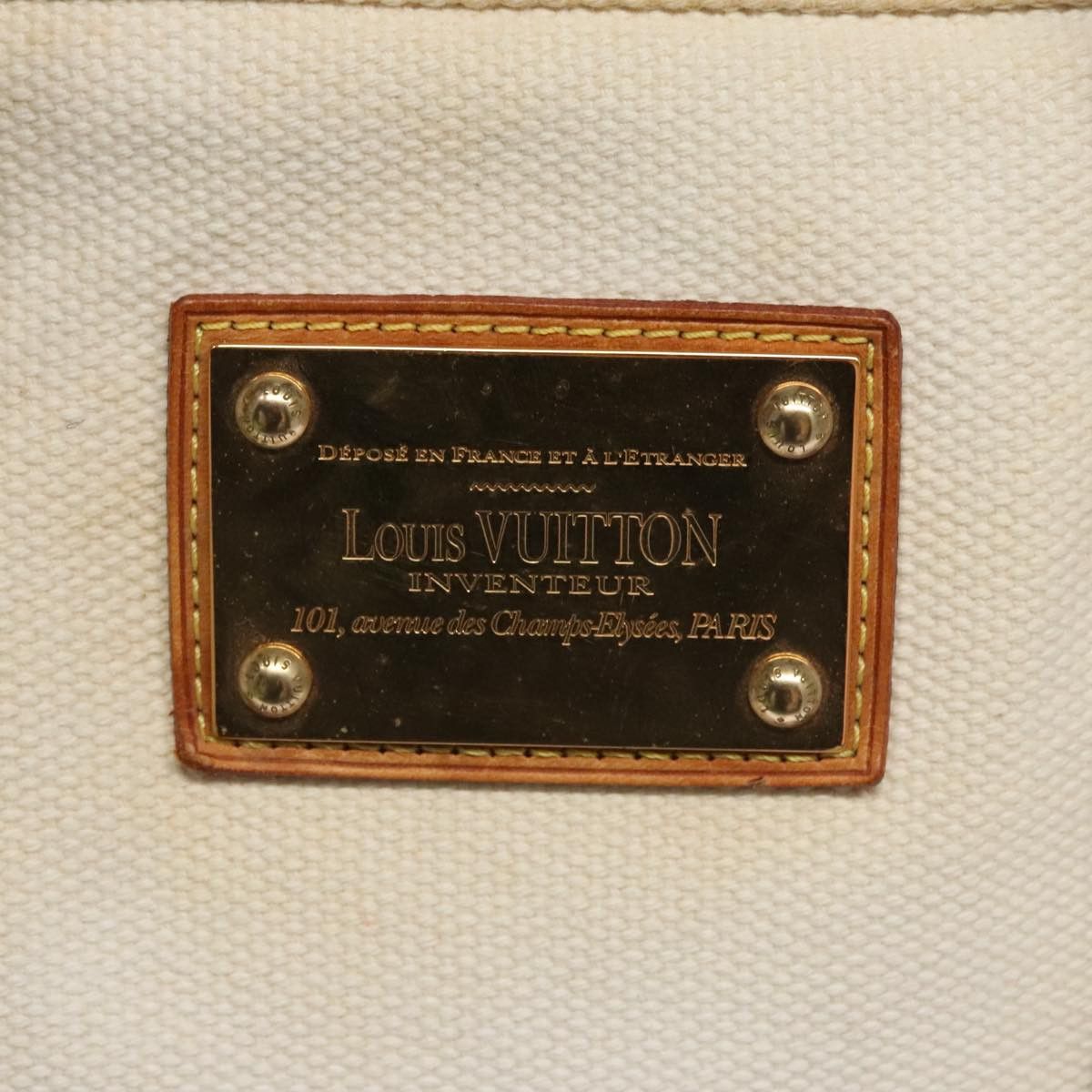 Louis Vuitton Antigua Beige Canvas Tote Bag (Pre-Owned) Size ONE SIZE - 10 Thumbnail