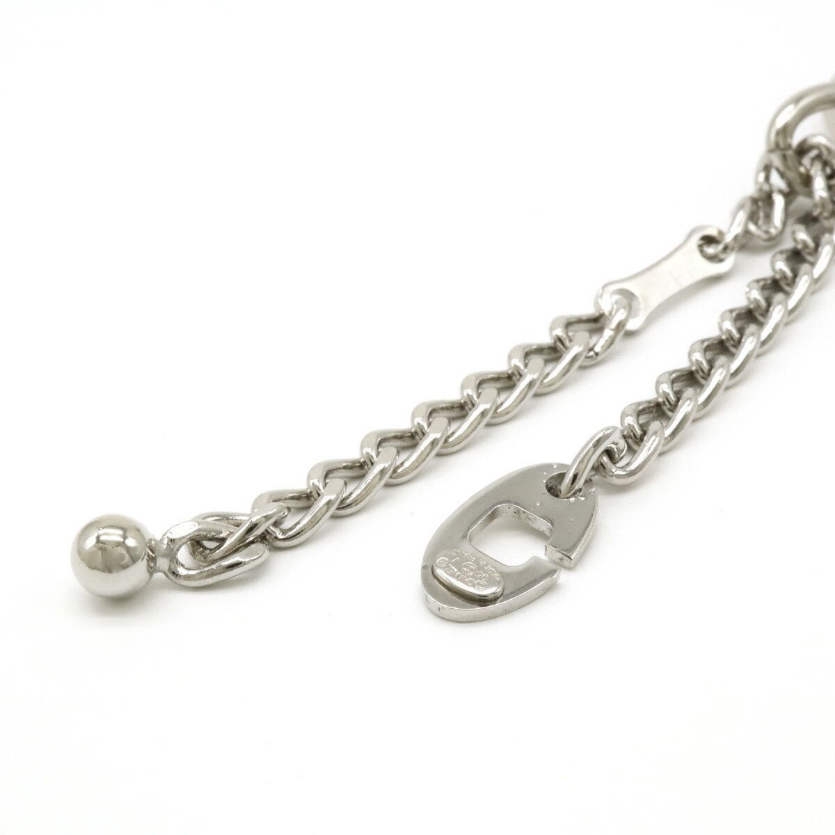 Chanel Chanel Chanel Metal Logo Dog Tag Keychain A25216 Metal Key Chain A25216 Size ONE SIZE - 4 Thumbnail