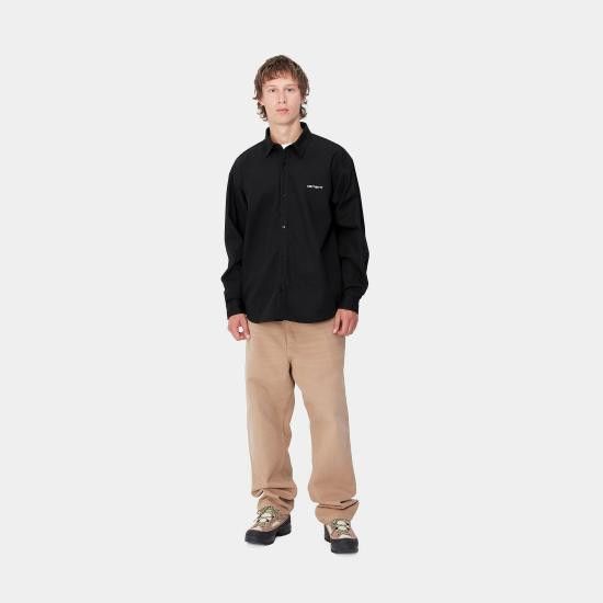 Carhartt CARHARTT WIP Women Shirts I033768 0D2 01 Black Size XS / US 0-2 / IT 36-38 - 3 Thumbnail