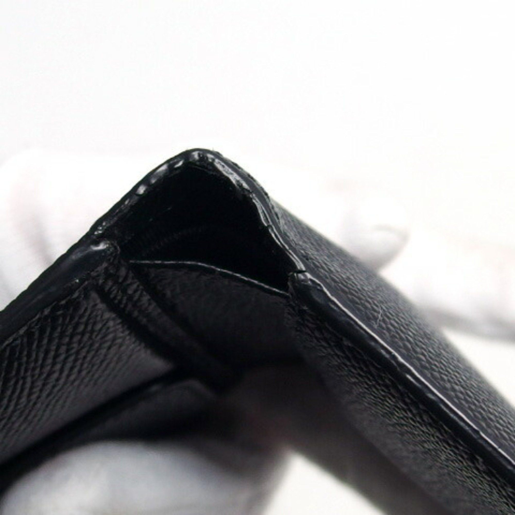 Burberry Burberry striped bi-fold compact wallet in black Size ONE SIZE - 7 Thumbnail