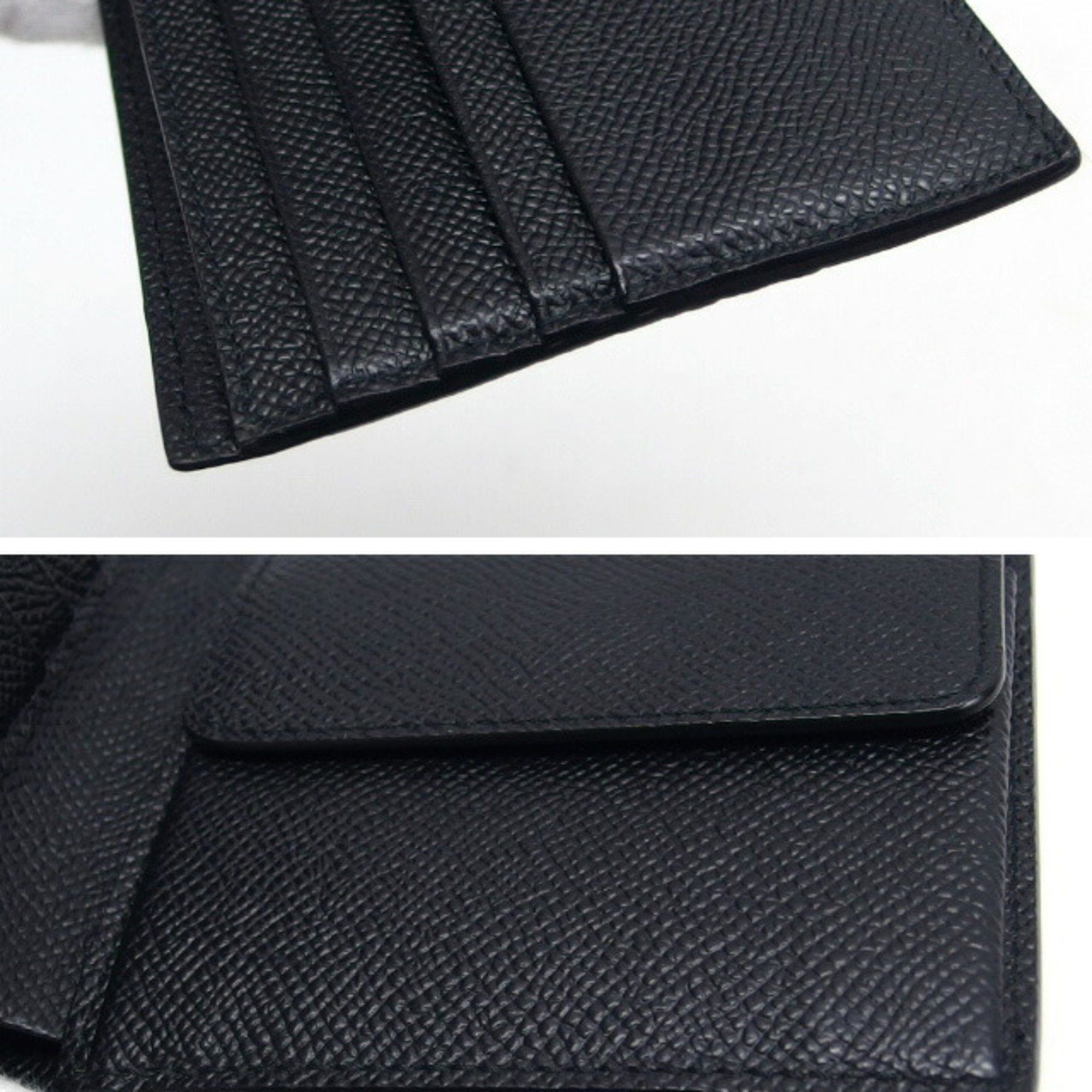 Burberry Burberry striped bi-fold compact wallet in black Size ONE SIZE - 8 Thumbnail