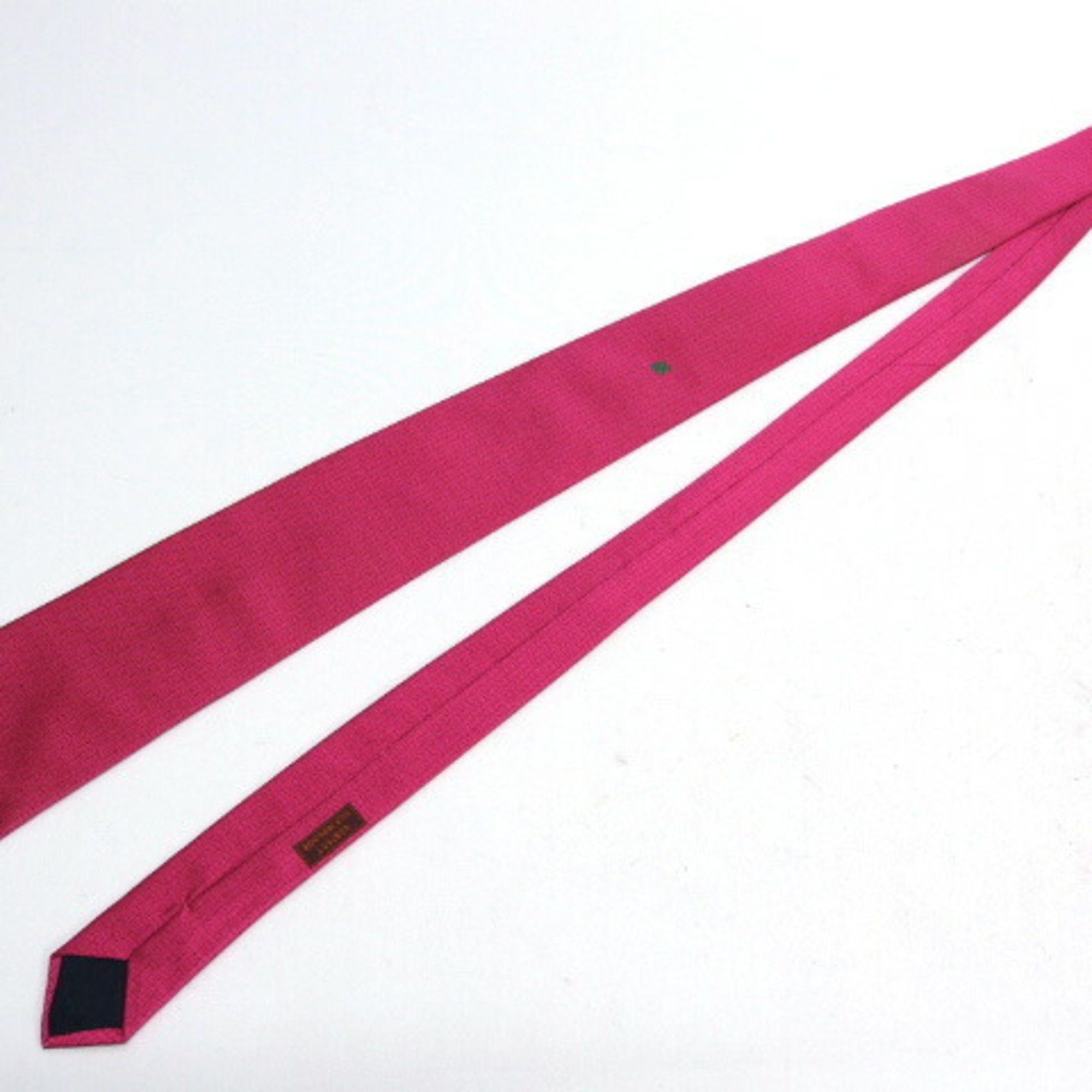 Hermes Hermes Fasonne H Clover Tie Vivid Pink Size ONE SIZE - 3 Thumbnail
