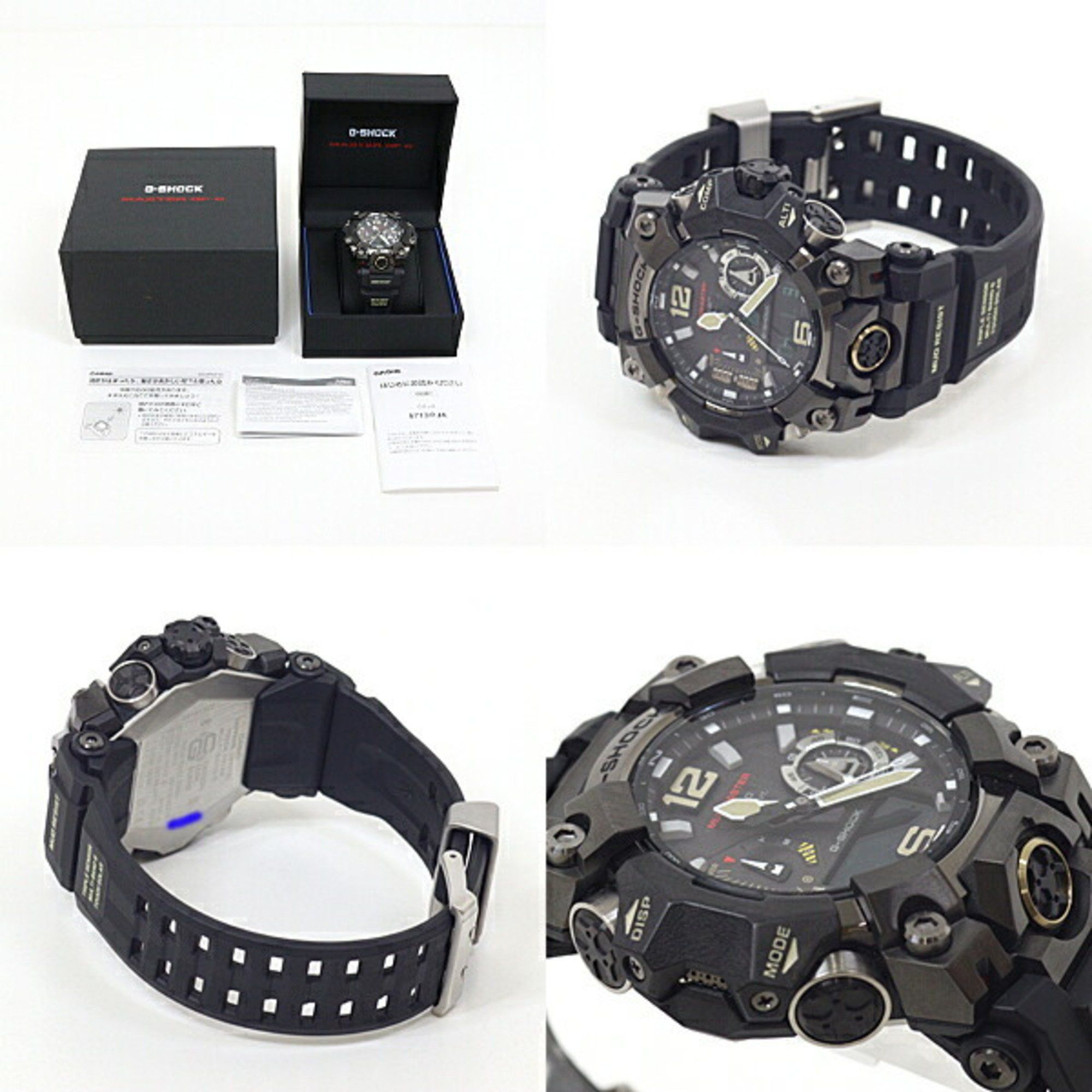 Casio Casio Men's Watch G-Shock GWG-B1000-1AJF Solar Radio 20 ATM Water Resistant Black Dial Size ONE SIZE - 2 Thumbnail