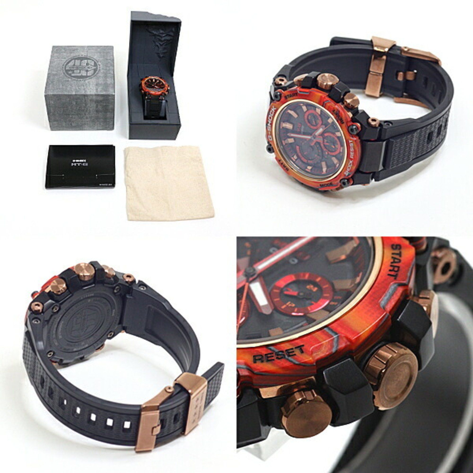 Casio Casio Men's Watch G-Shock MTG-B3000FR-1AJR 40th Anniversary Model Limited Edition Black Dial Size ONE SIZE - 2 Thumbnail