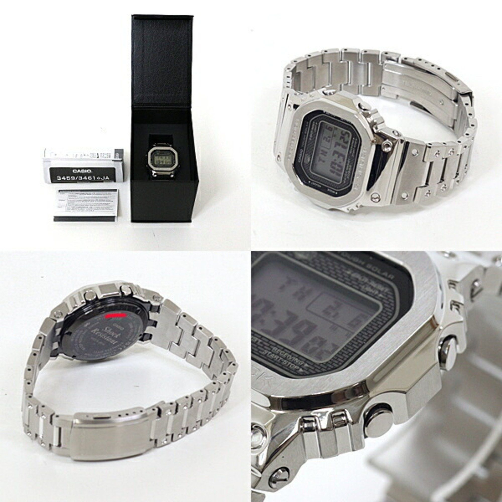 Casio CASIO Men's Watch G-Shock GMW-B5000D-1JF Full Metal Solar Charging 20 ATM Water Resistant Size ONE SIZE - 2 Thumbnail