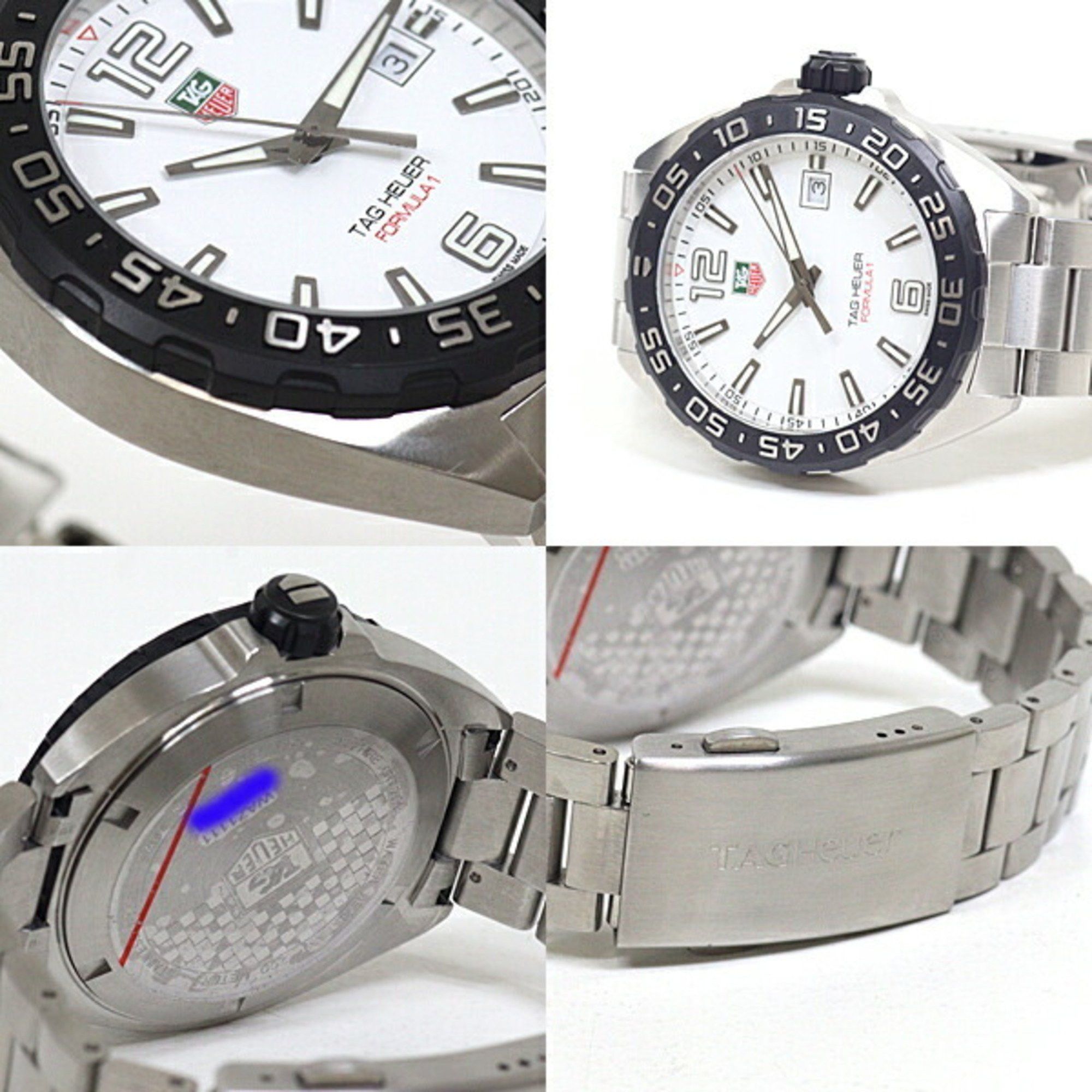 Tag Heuer TAG Heuer Men's Watch Formula 1 WAZ1111 White Dial Quartz Finished Size ONE SIZE - 3 Thumbnail