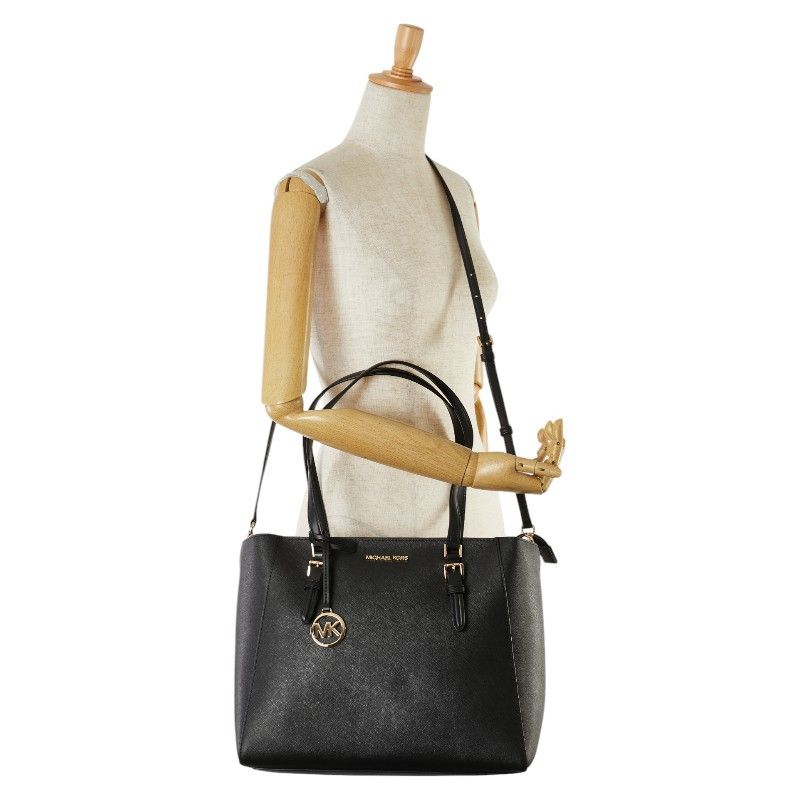 Jet Set Large Two-Tone Signature Logo Crossbody Bag | Michael Kors