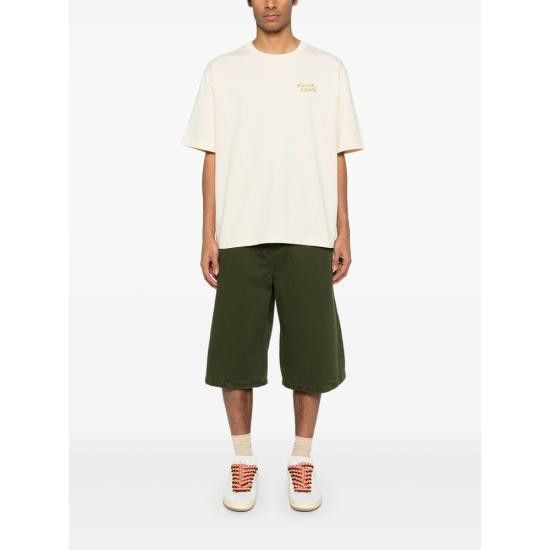 Maison Kitsune MAISON KITSUNE Men T-Shirts OM00123KJ0119 ALABA YELLOW Size US XS / EU 42 / 0 - 4 Thumbnail