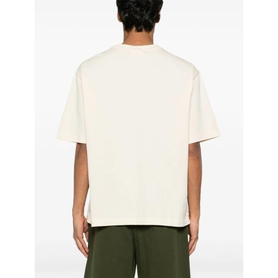 Maison Kitsune MAISON KITSUNE Men T-Shirts OM00123KJ0119 ALABA YELLOW Size US XS / EU 42 / 0 - 2 Thumbnail