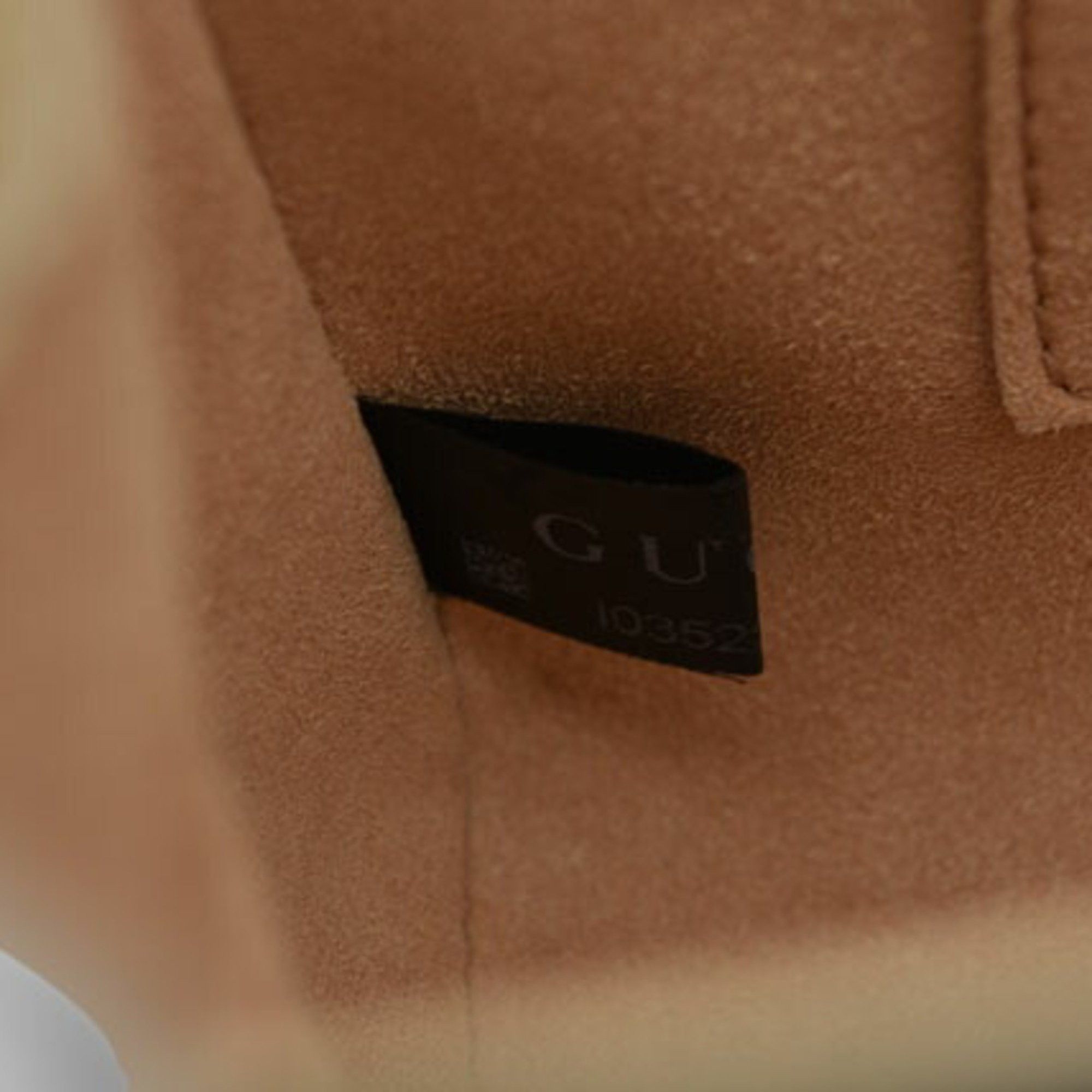 Gucci Gucci 2way Shoulder Bag Chain GUCCI GG Supreme Apple Print Brown Beige Blue 409487 Size ONE SIZE - 12 Thumbnail