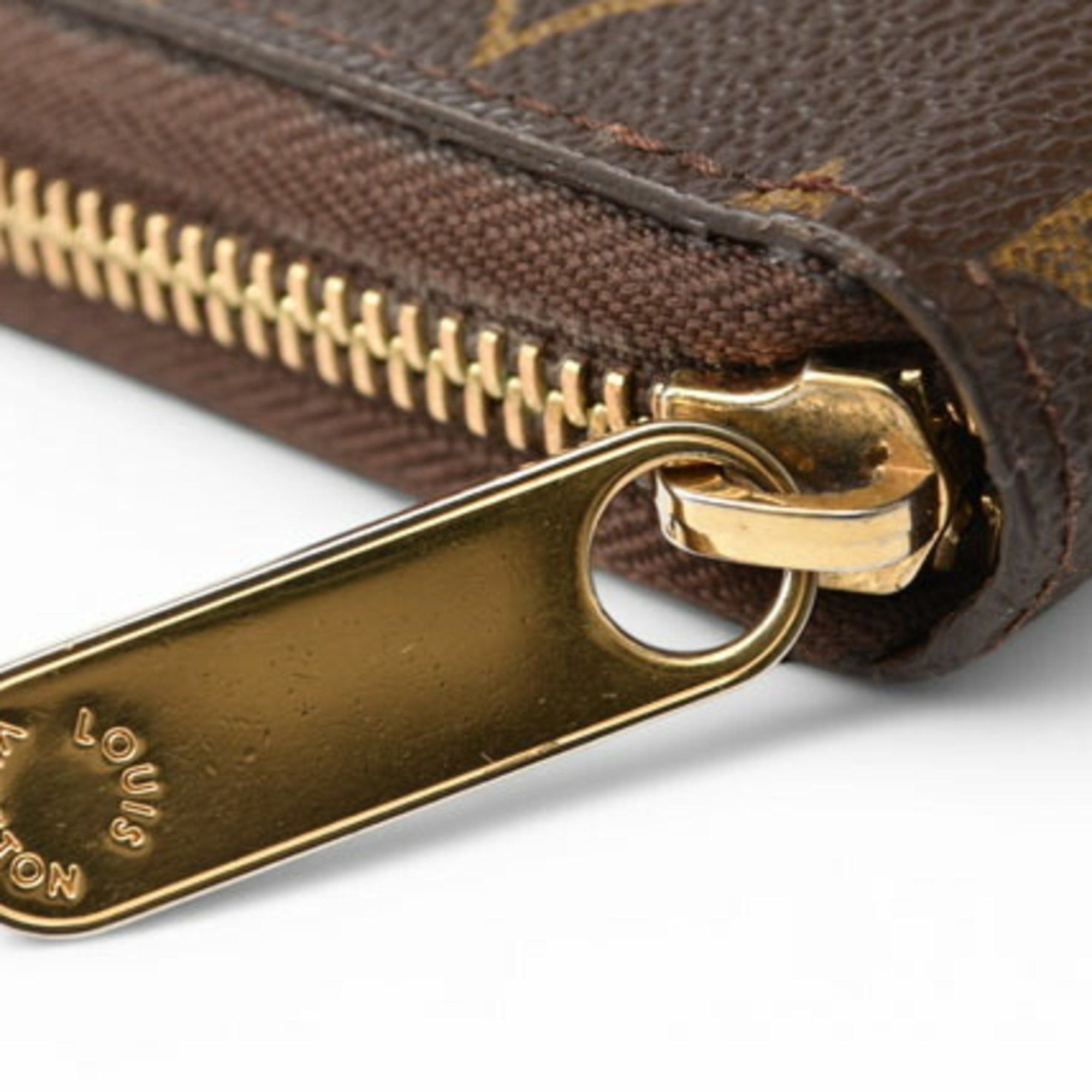 Louis Vuitton Louis Vuitton Long Wallet Zippy M60017 Round Monogram Size ONE SIZE - 6 Thumbnail