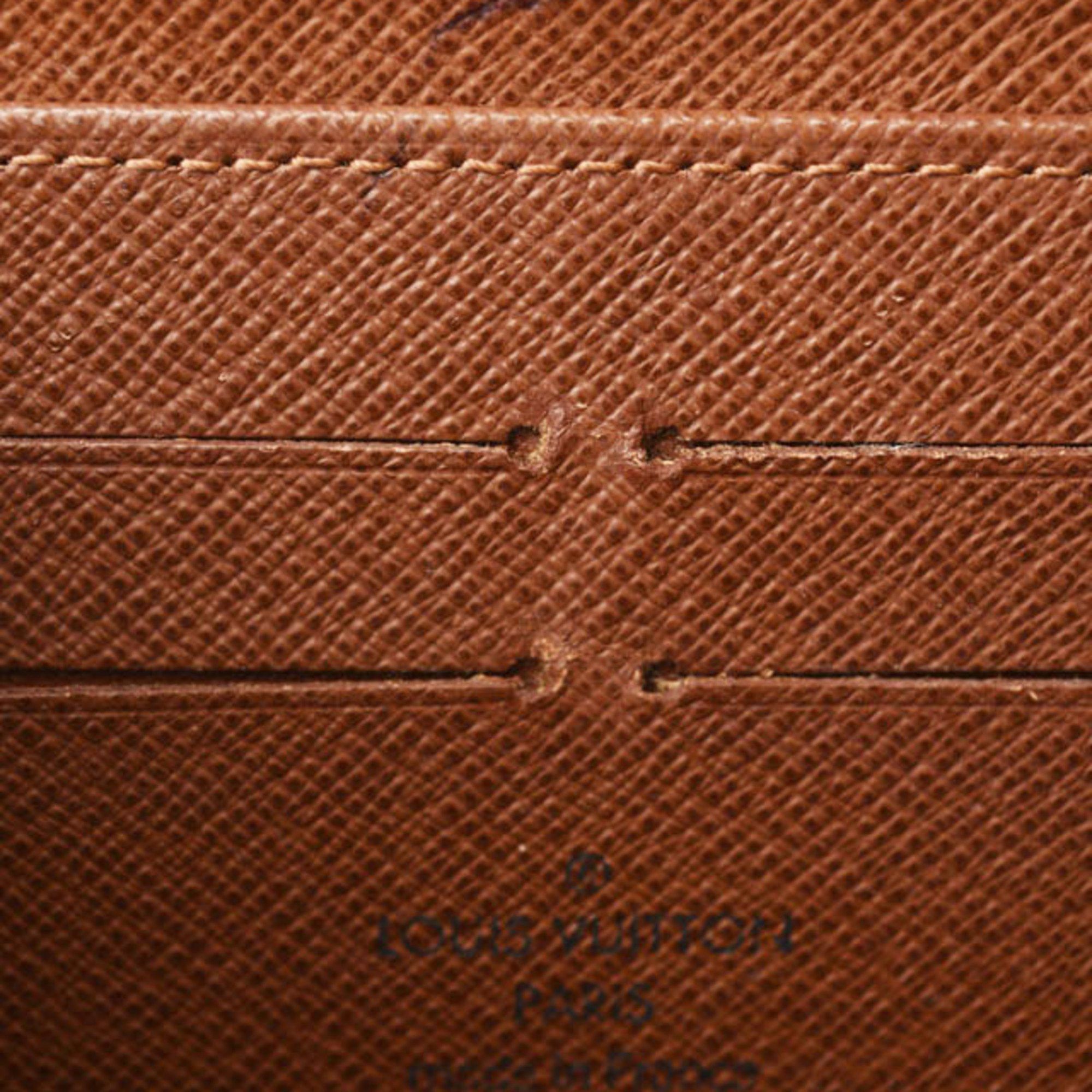 Louis Vuitton Louis Vuitton Long Wallet Zippy M60017 Round Monogram Size ONE SIZE - 11 Thumbnail