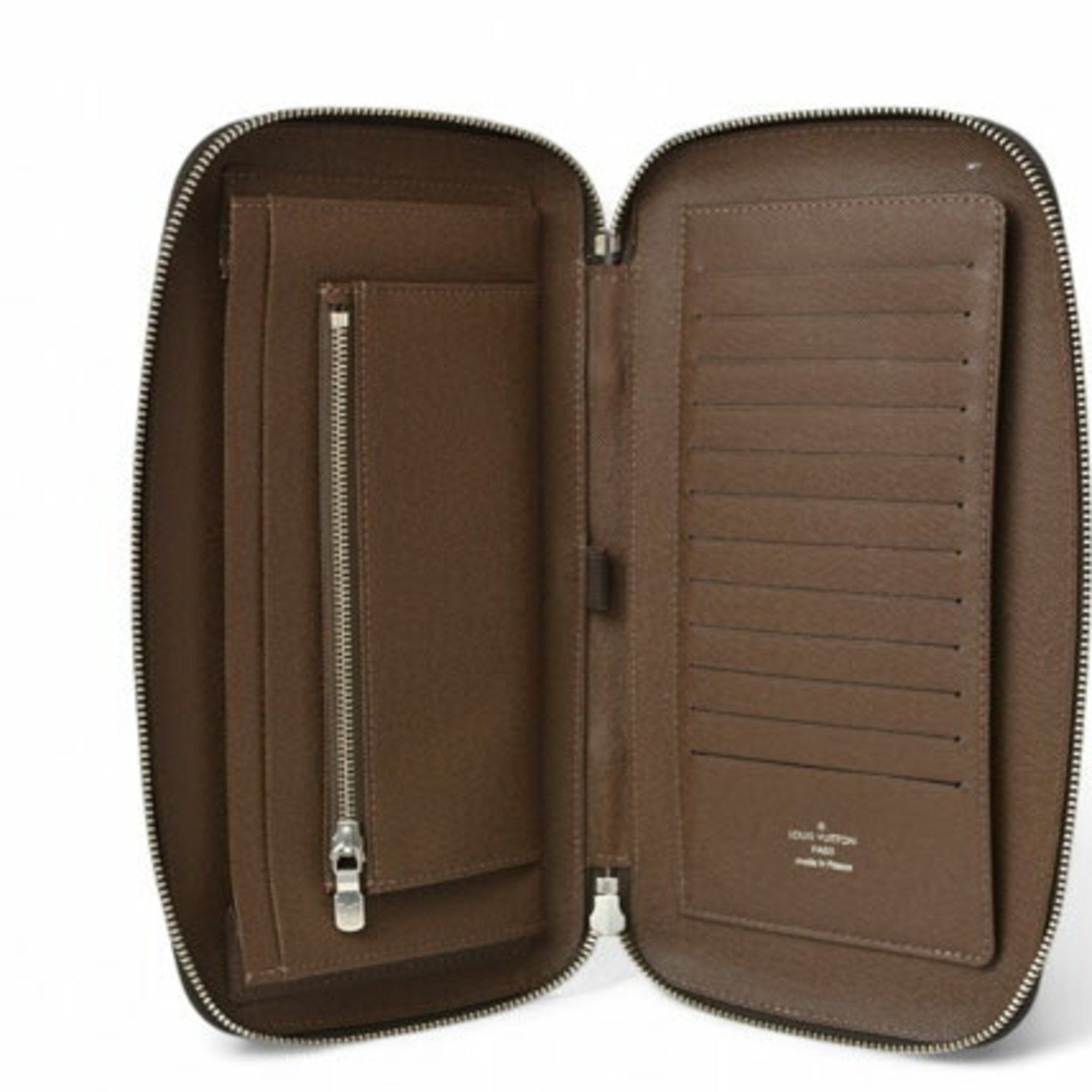 Louis Vuitton Louis Vuitton Travel Case Long Wallet Organizer Atoll Taiga M30658 Grizzly Size ONE SIZE - 10 Thumbnail