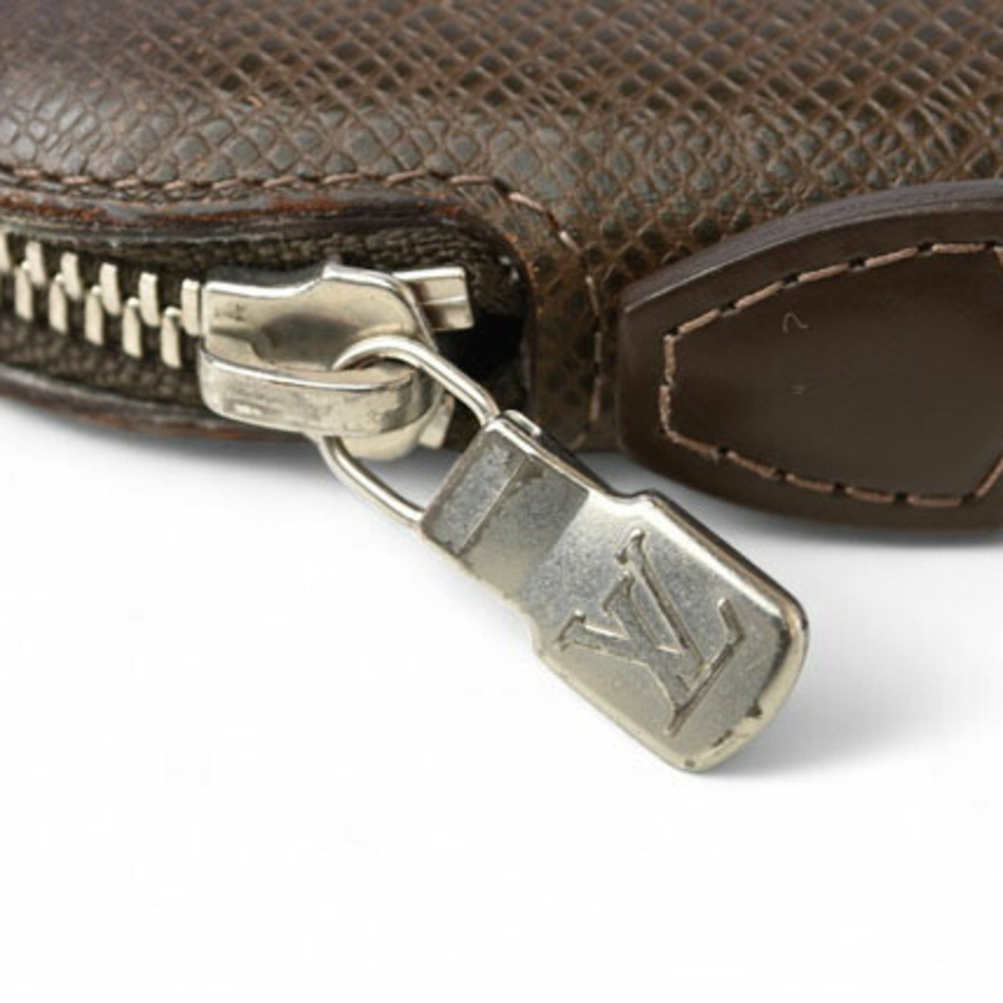 Louis Vuitton Louis Vuitton Travel Case Long Wallet Organizer Atoll Taiga M30658 Grizzly Size ONE SIZE - 6 Thumbnail