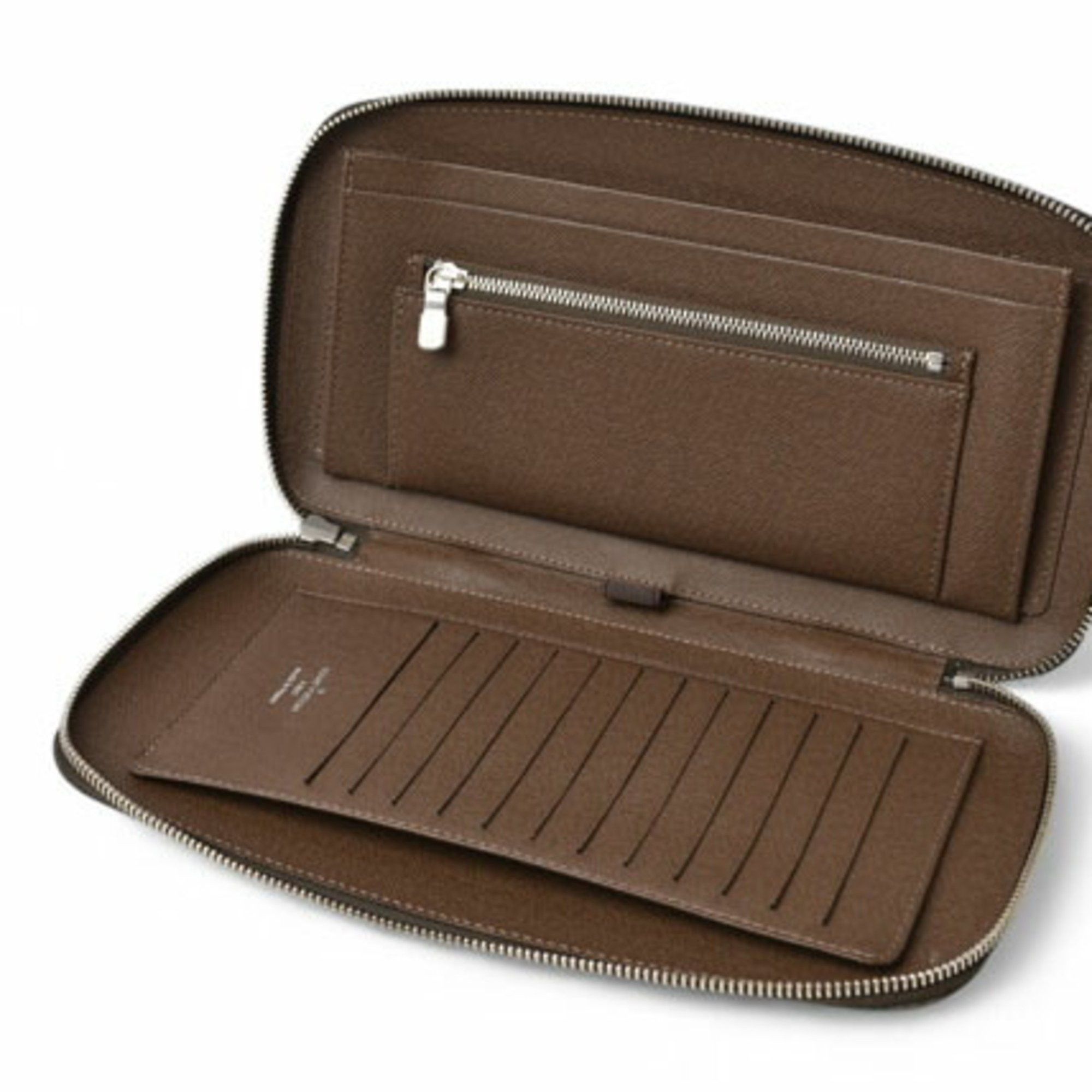 Louis Vuitton Louis Vuitton Travel Case Long Wallet Organizer Atoll Taiga M30658 Grizzly Size ONE SIZE - 9 Thumbnail