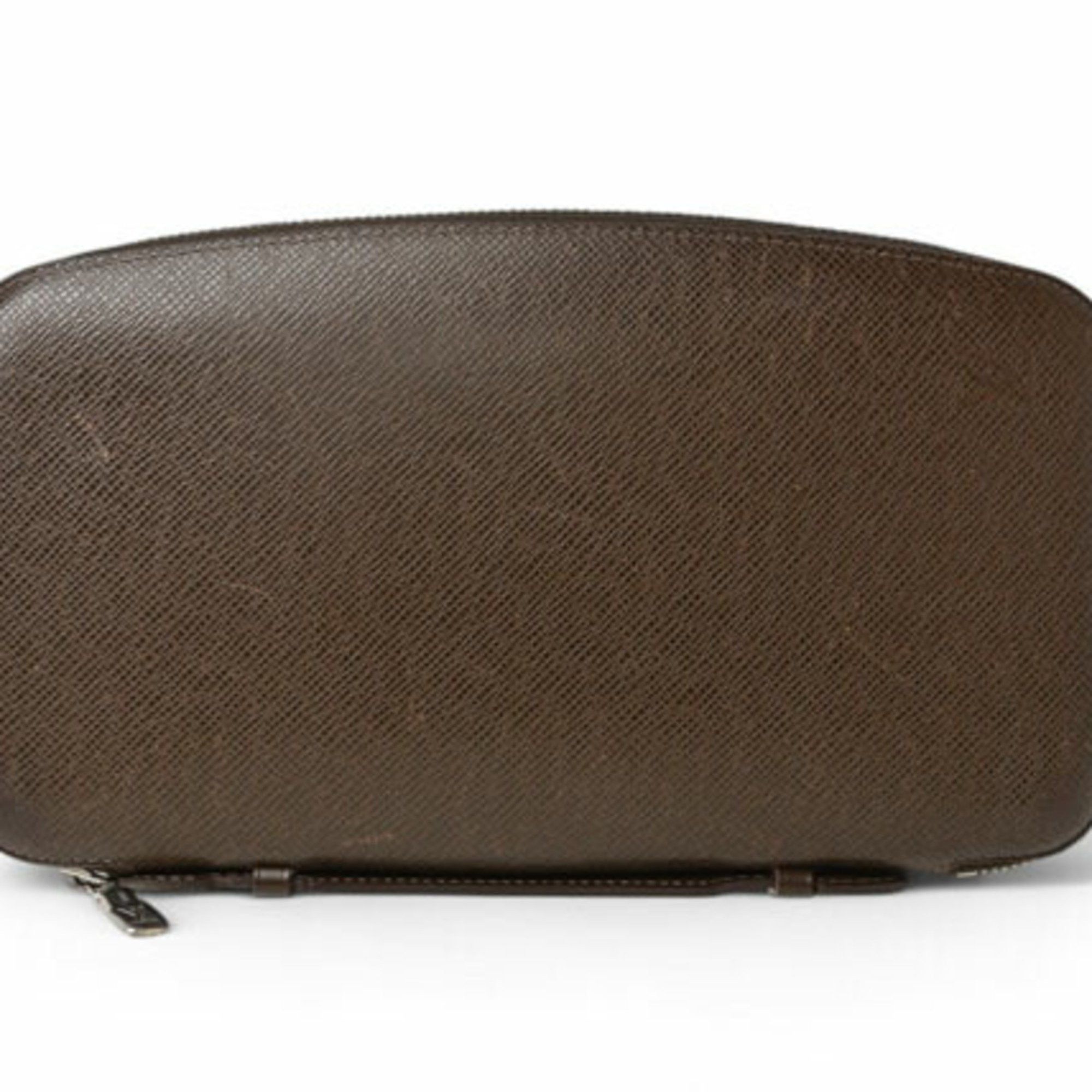 Louis Vuitton Louis Vuitton Travel Case Long Wallet Organizer Atoll Taiga M30658 Grizzly Size ONE SIZE - 3 Thumbnail