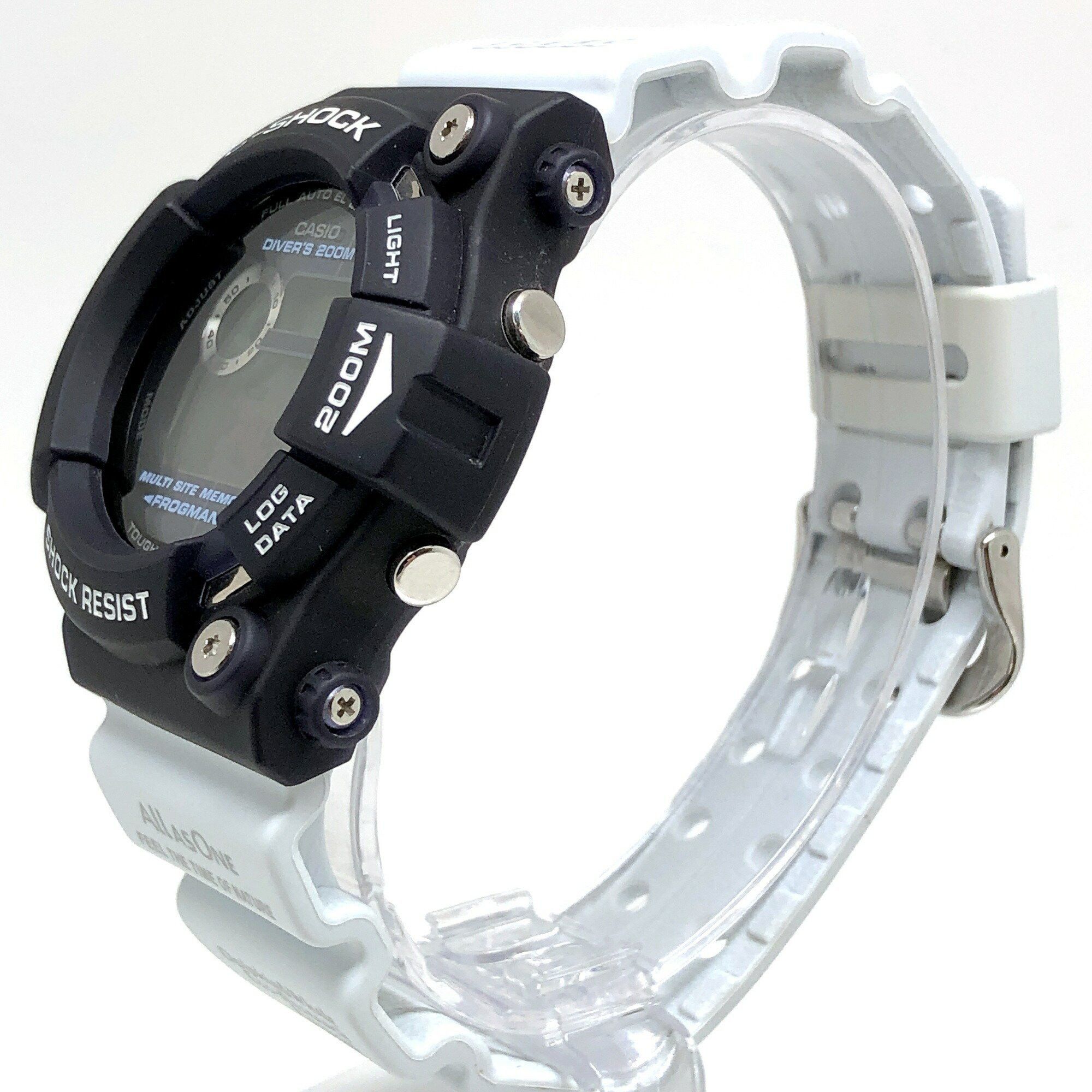 Casio G-SHOCK CASIO Watch GW-205K-2 FROGMAN Irukuji 2005 Frogman Tough Solar Cobalt Wave Sperm Whale EL 5th International Dolphin Navy x White Released in June Mikunigaoka Store ITZGKHYOQCKM Size ONE SIZE - 3 Thumbnail