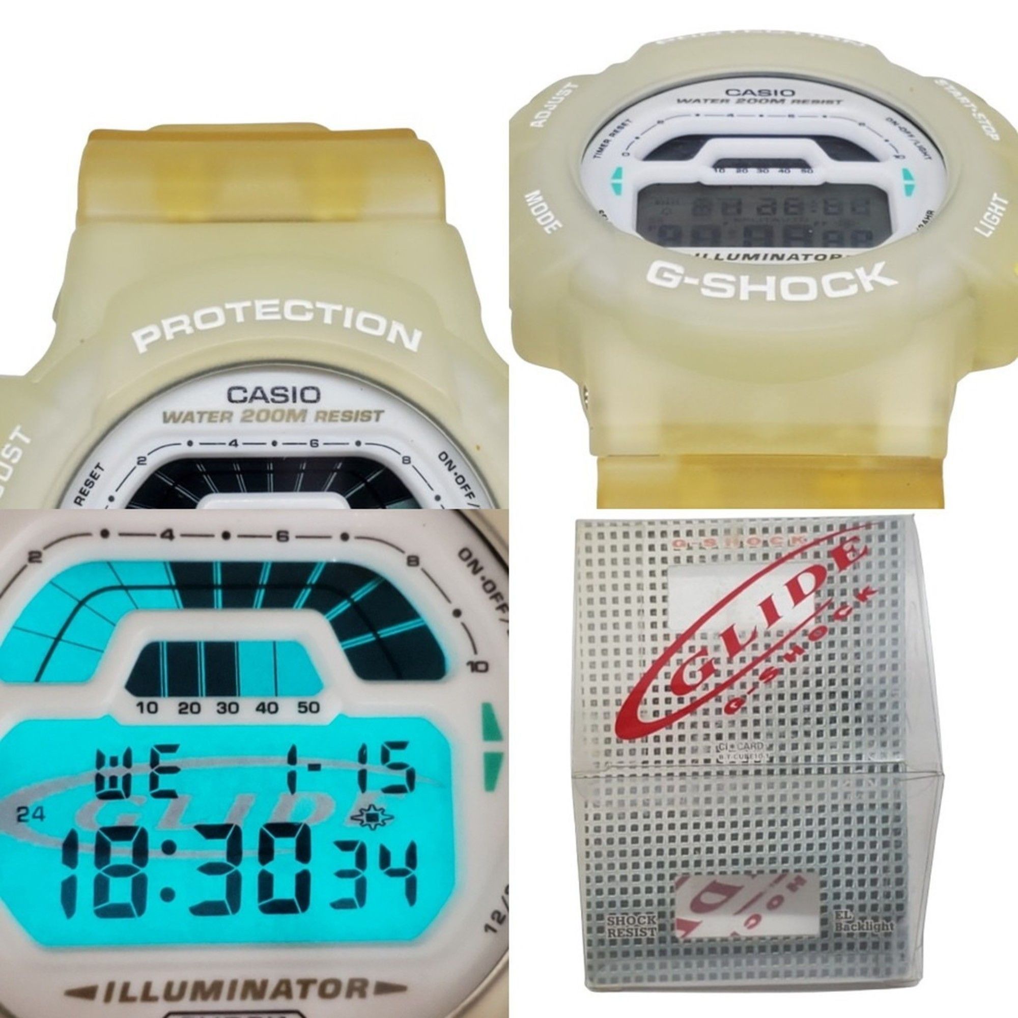 Casio G-SHOCK CASIO Watch DW-8700SG-7VT G-LIDE Digital Hawaii Limited White Skeleton Resin Men's Kaizuka Store IT1IZ9OI1VC0 Size ONE SIZE - 8 Thumbnail