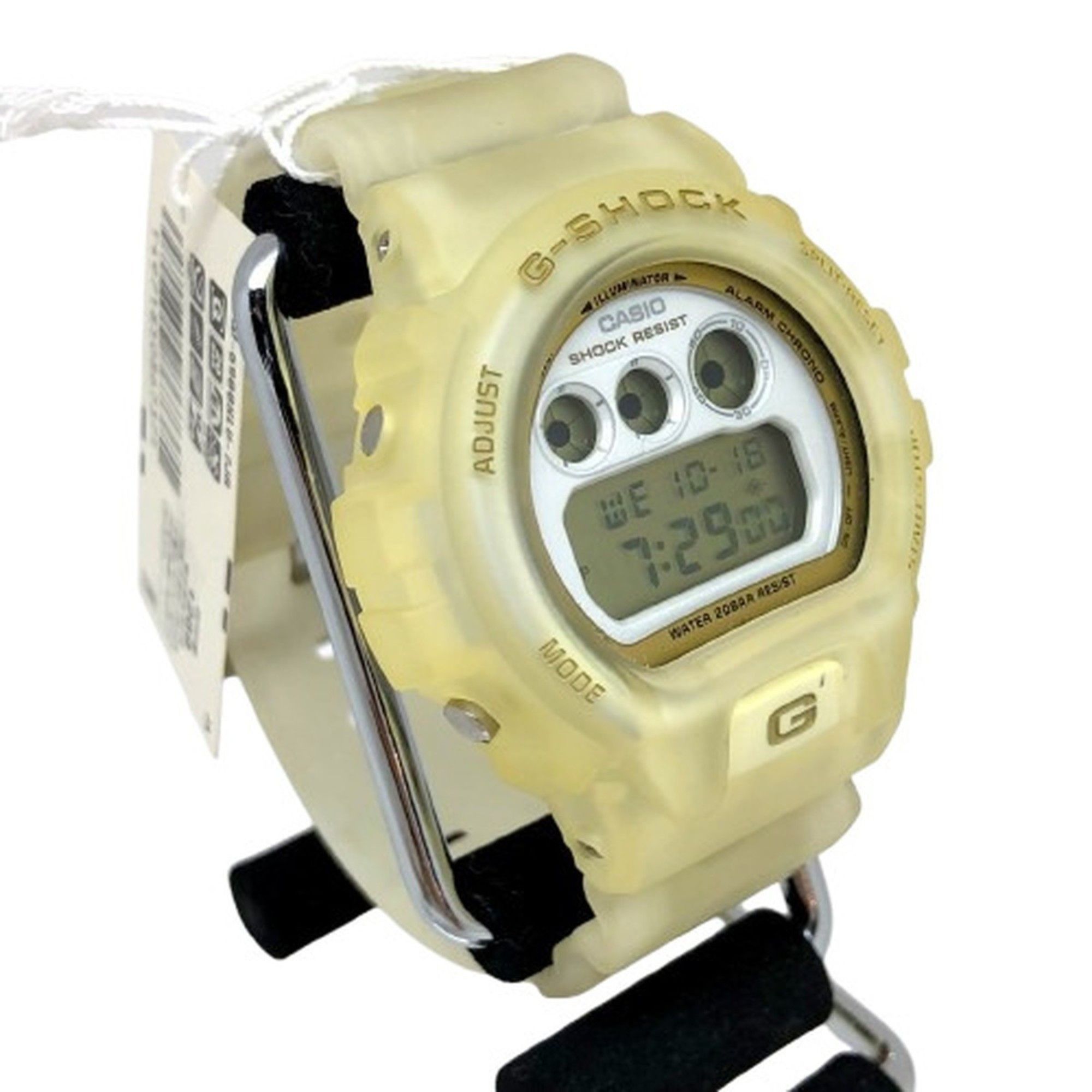 Casio G-SHOCK CASIO Watch DW-6900XLV-7JR Three-Eyed Digital Quartz Precious Heart Selection White Gold Kaizuka Store IT50BT0OPVH8 Size ONE SIZE - 3 Thumbnail