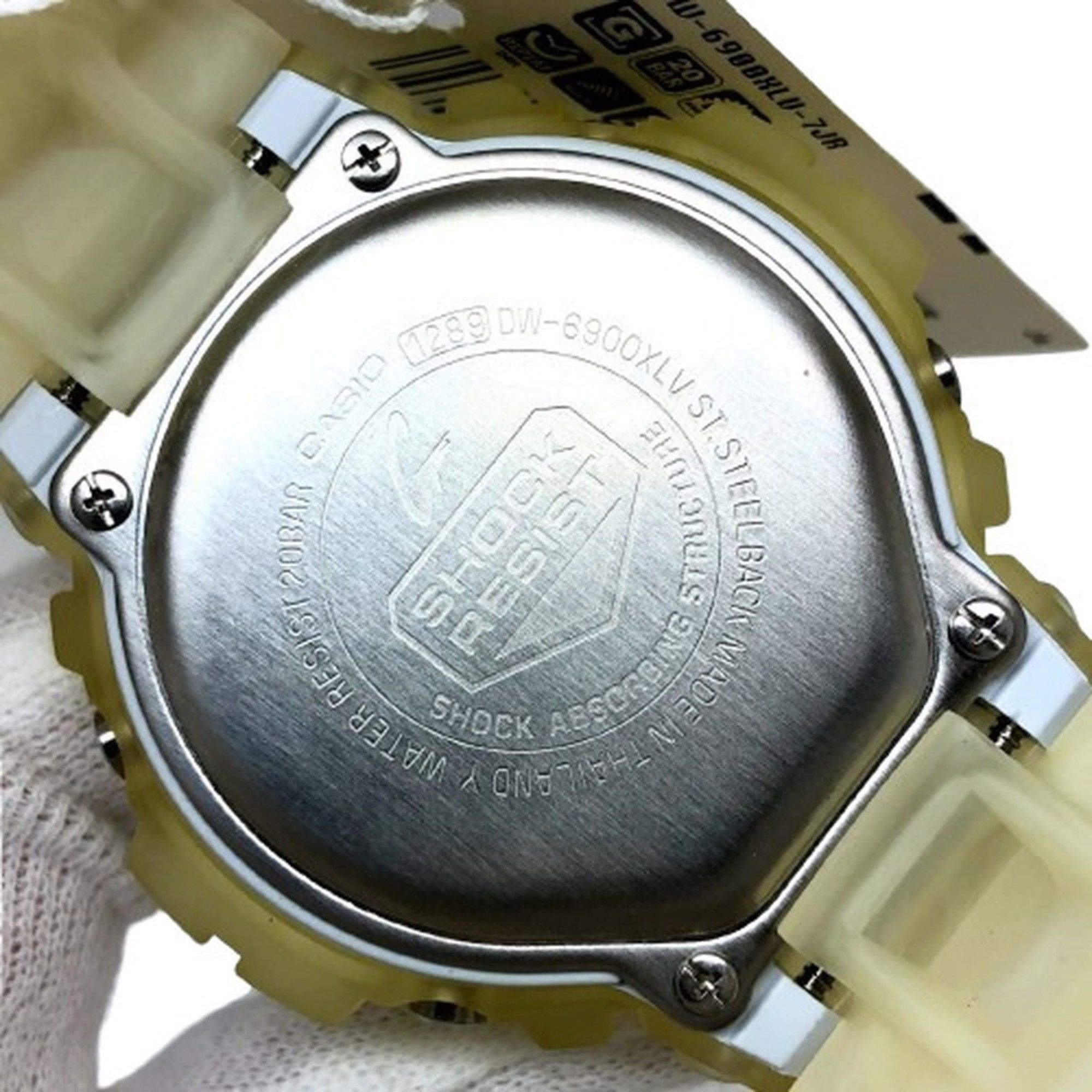Casio G-SHOCK CASIO Watch DW-6900XLV-7JR Three-Eyed Digital Quartz Precious Heart Selection White Gold Kaizuka Store IT50BT0OPVH8 Size ONE SIZE - 6 Thumbnail