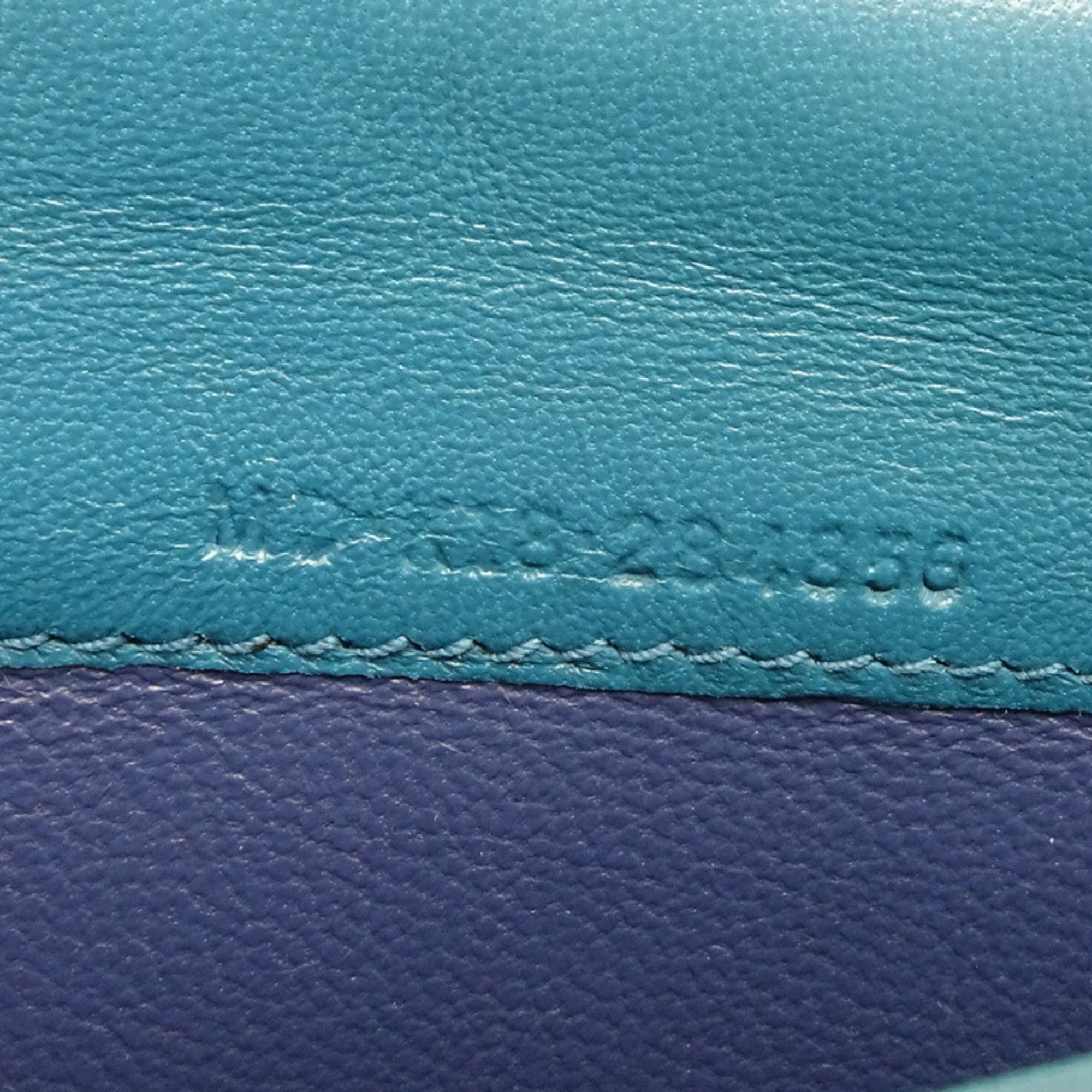 Bvlgari BVLGARI Large Wallet Women's Long 284856 Leather Blue Size ONE SIZE - 7 Thumbnail