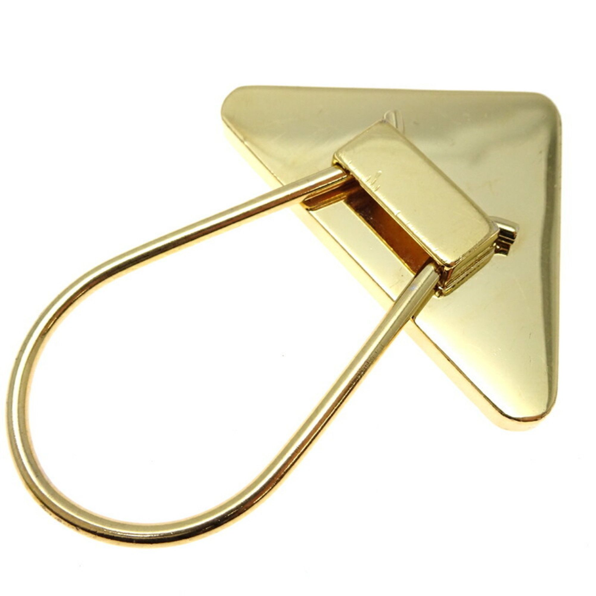 Prada Prada Triangle Bag Charm for Women and Men, Metal, Red Size ONE SIZE - 4 Thumbnail