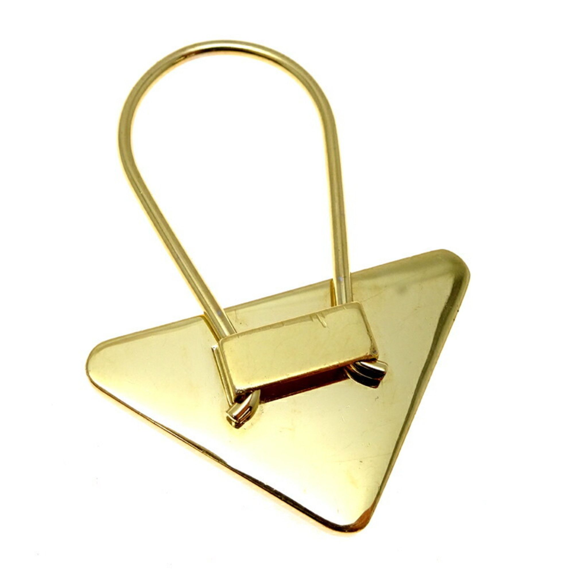 Prada Prada Triangle Bag Charm for Women and Men, Metal, Red Size ONE SIZE - 2 Thumbnail