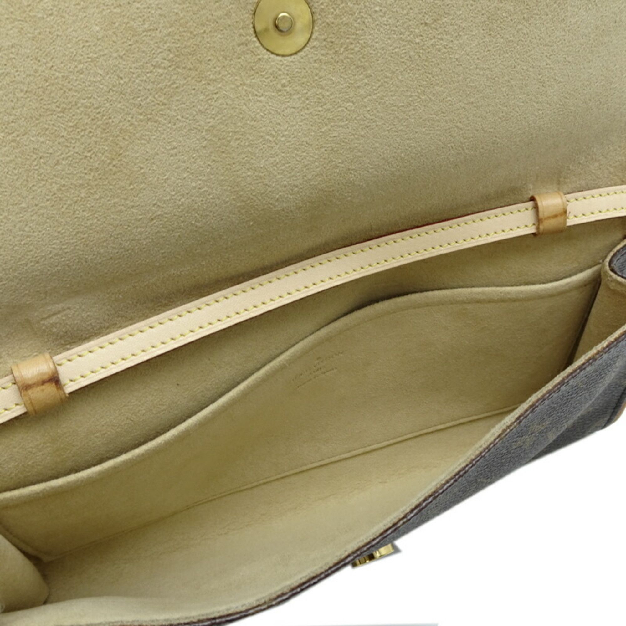 Louis Vuitton Louis Vuitton Pochette Twin GM Women's Shoulder Bag M51852 Monogram Brown Size ONE SIZE - 6 Thumbnail