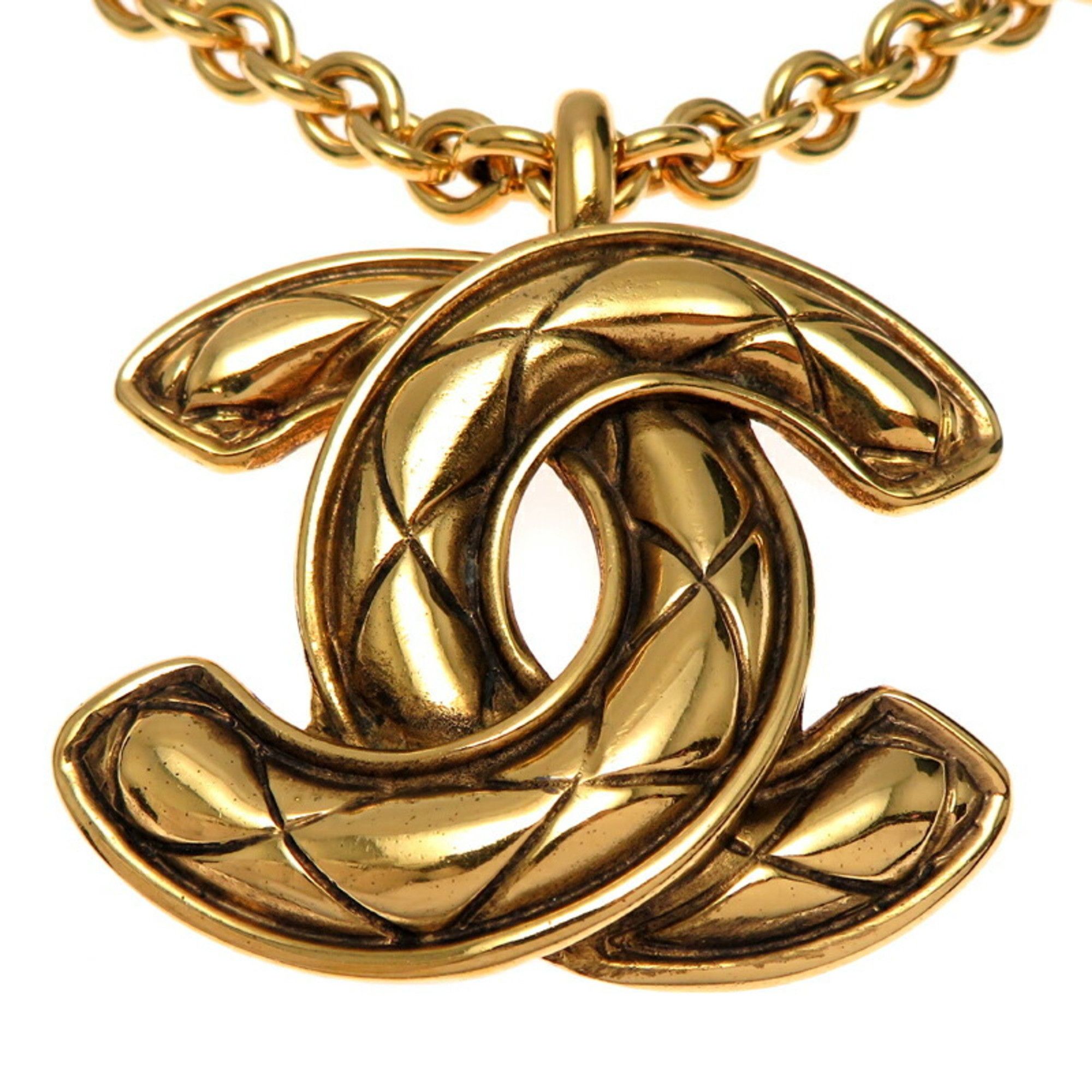 Chanel Chanel Coco Mark Women's Necklace GP Size ONE SIZE - 4 Thumbnail