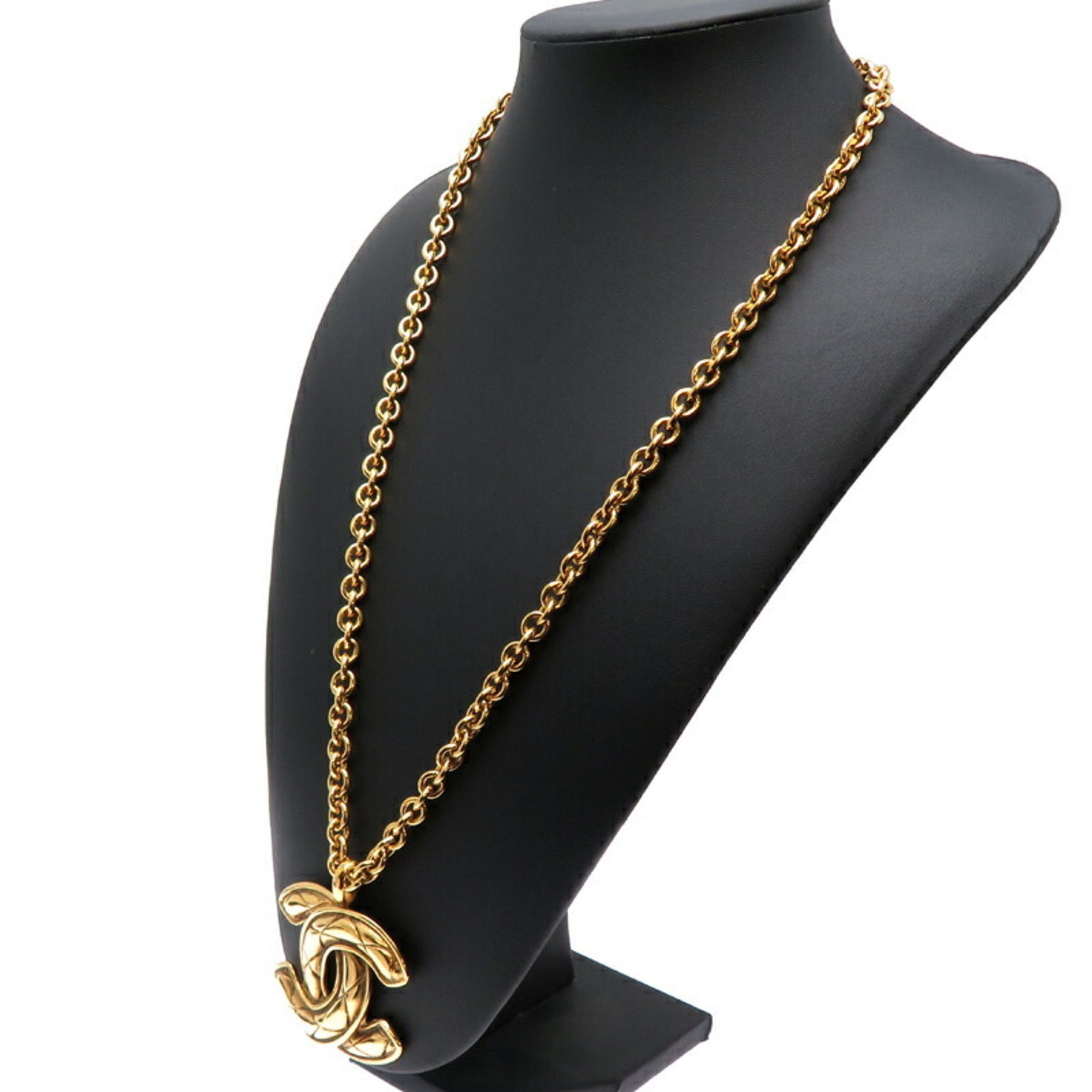 Chanel Chanel Coco Mark Women's Necklace GP Size ONE SIZE - 7 Thumbnail