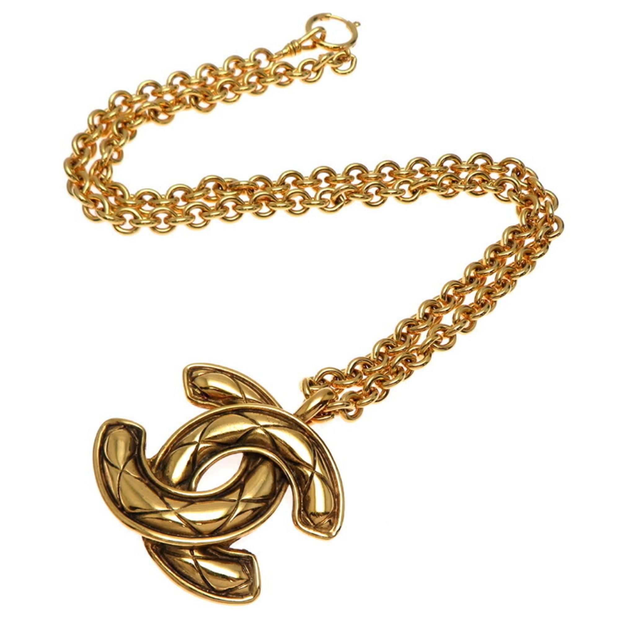 Chanel Chanel Coco Mark Women's Necklace GP Size ONE SIZE - 3 Thumbnail