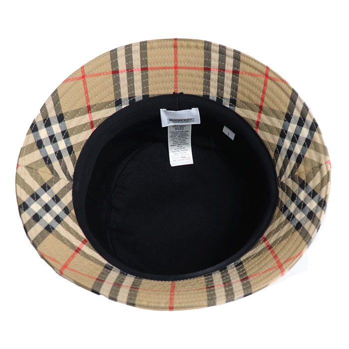 Burberry Burberry Burberry Bucket Hat Beige 80269271 L Cotton Hats 80269271 Size ONE SIZE - 4 Thumbnail
