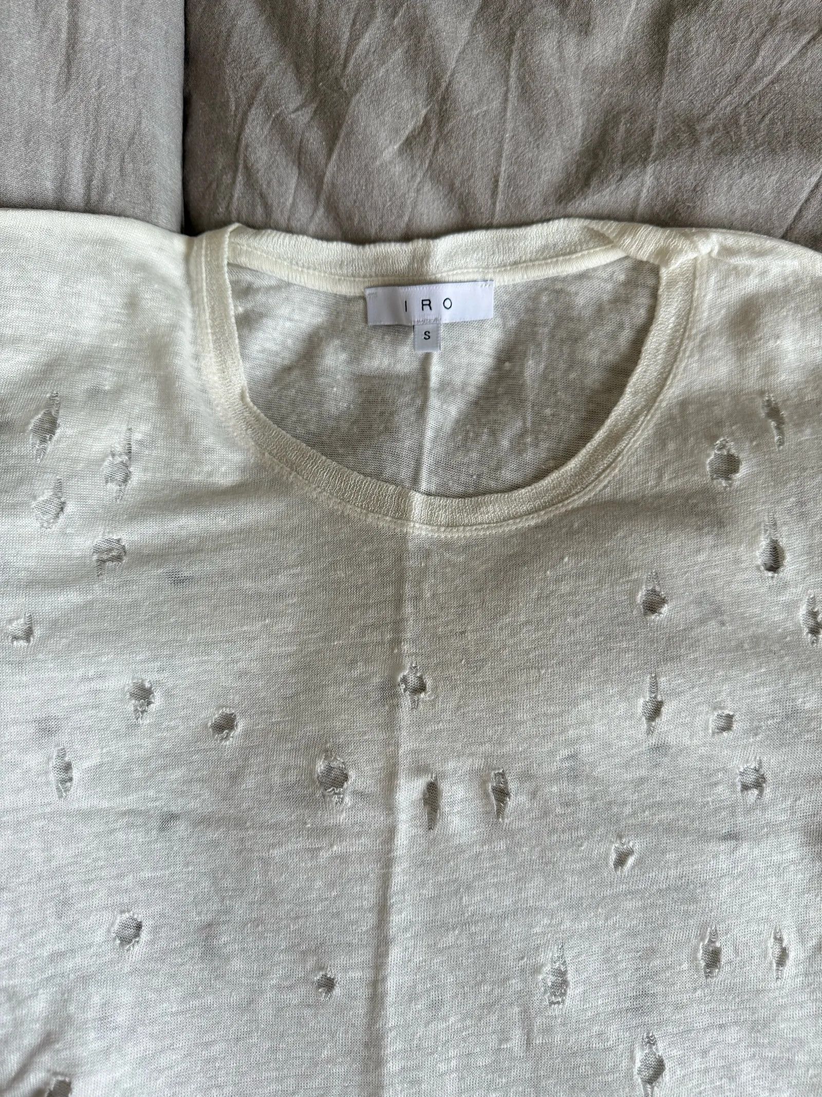 Iro IRO Short Sleeve T-shirt Size S / US 4 / IT 40 - 3 Thumbnail
