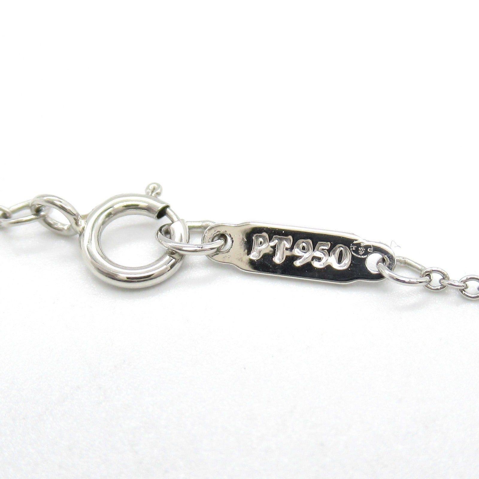 Tiffany & Co. Tiffany Co Key Necklace Pt950 Platinum Diamond Clear Size ONE SIZE - 5 Thumbnail