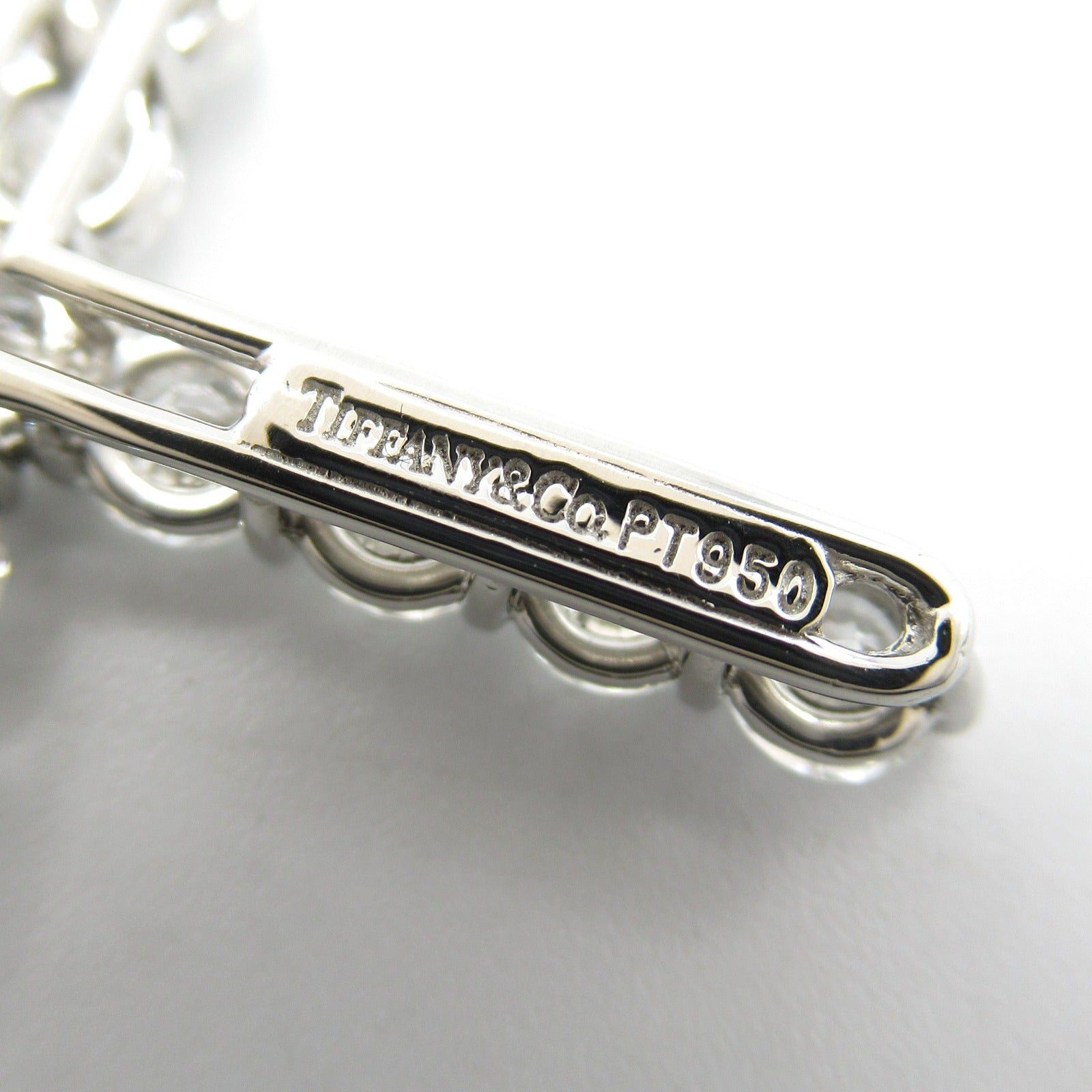 Tiffany & Co. Tiffany Co Large Cloth Necklace Pt950 Platinum Diamond Clear Size ONE SIZE - 6 Thumbnail