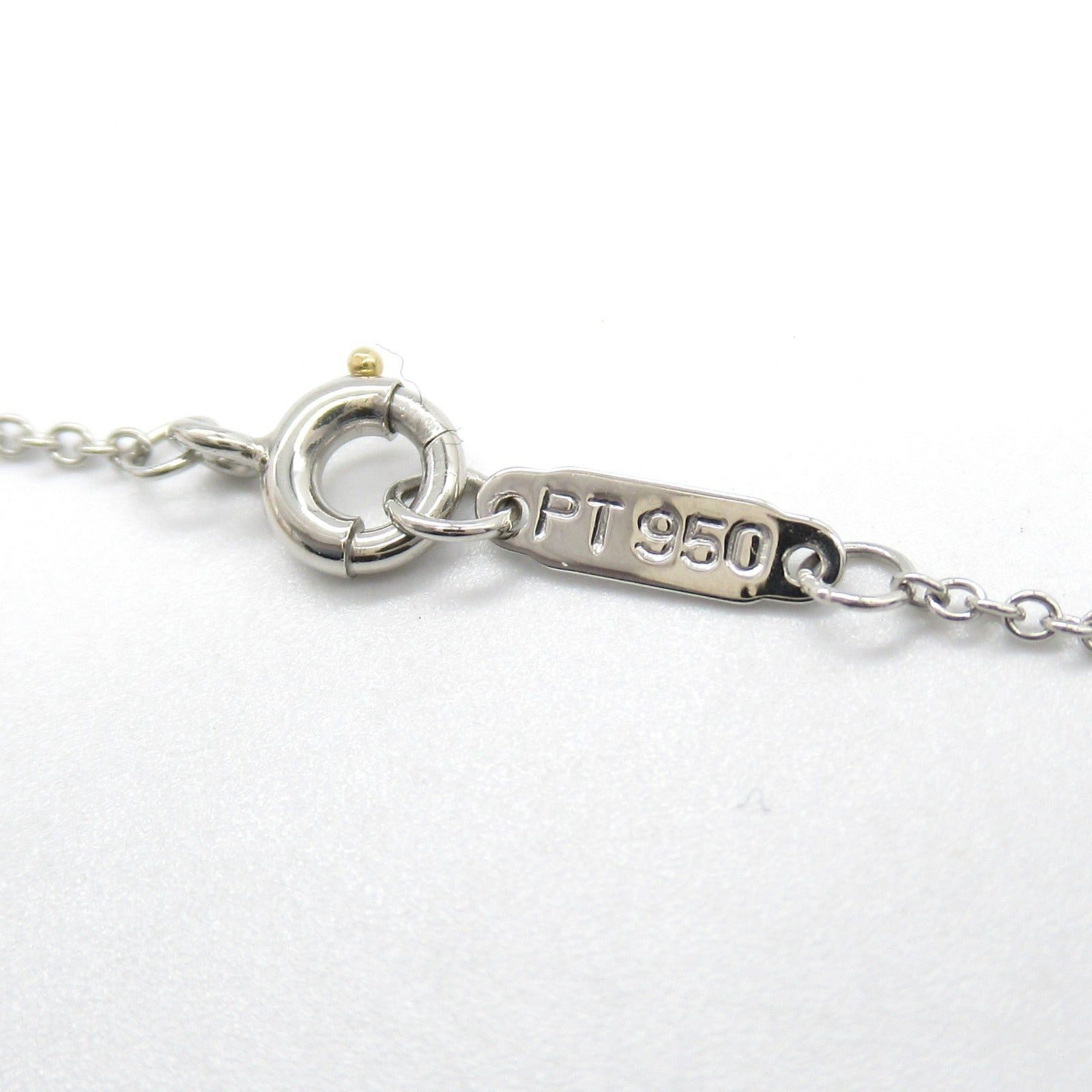Tiffany & Co. Tiffany Co Large Cloth Necklace Pt950 Platinum Diamond Clear Size ONE SIZE - 5 Thumbnail