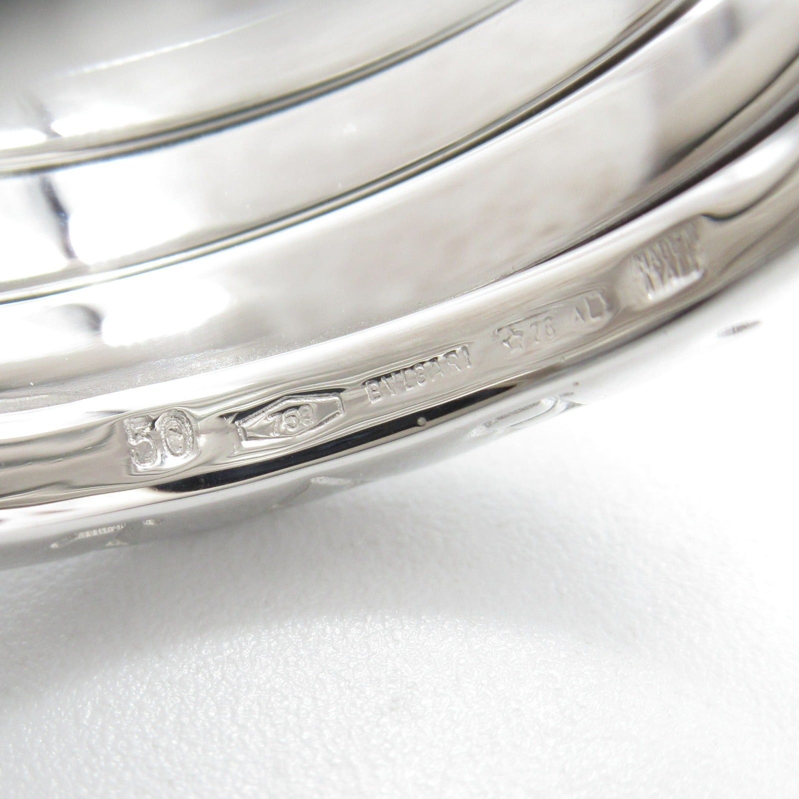 Bvlgari Bvlgari B Zero One Ring S Size K18Wg (White Gold) Silver Size ONE SIZE - 4 Thumbnail