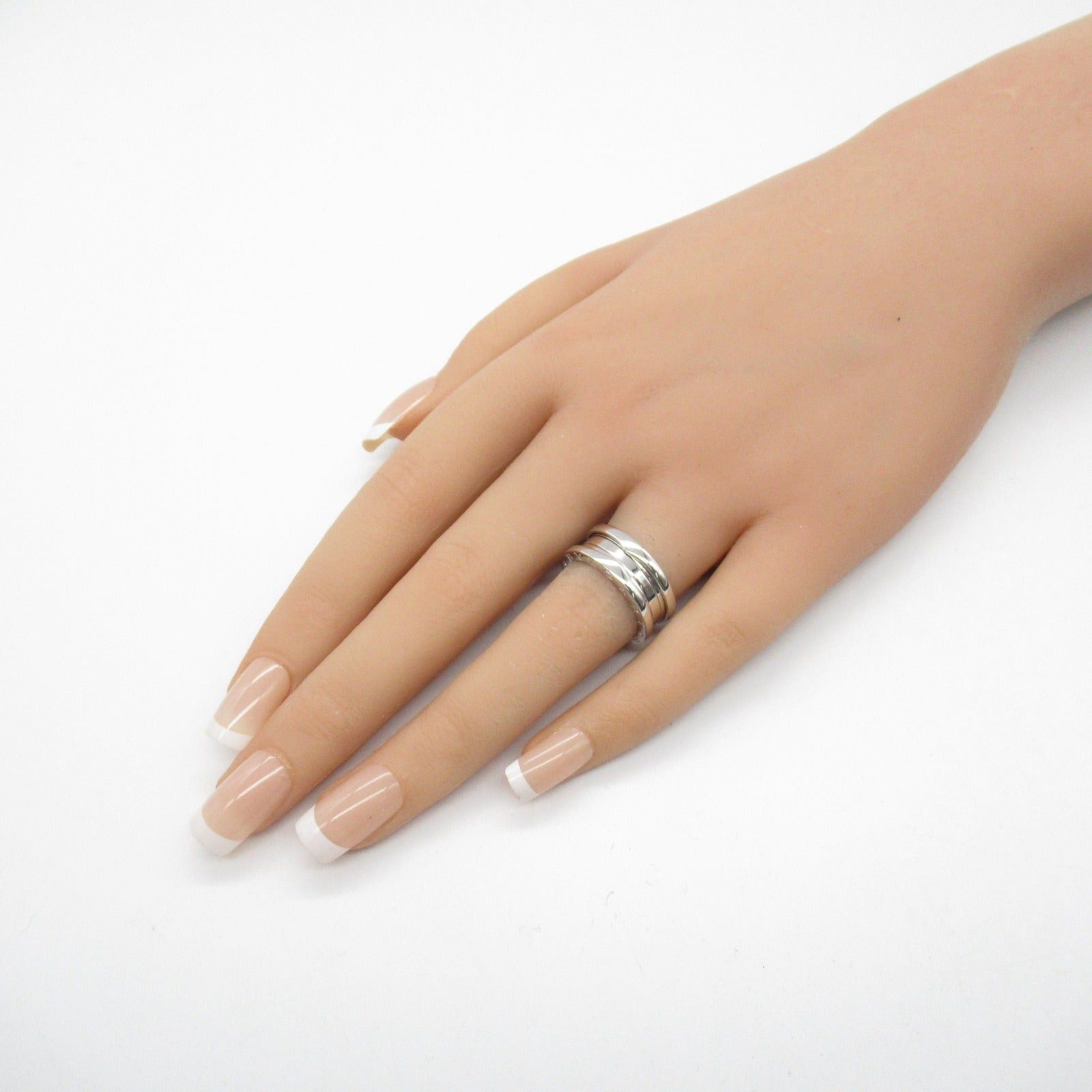 Bvlgari Bvlgari B Zero One Ring S Size K18Wg (White Gold) Silver Size ONE SIZE - 7 Thumbnail