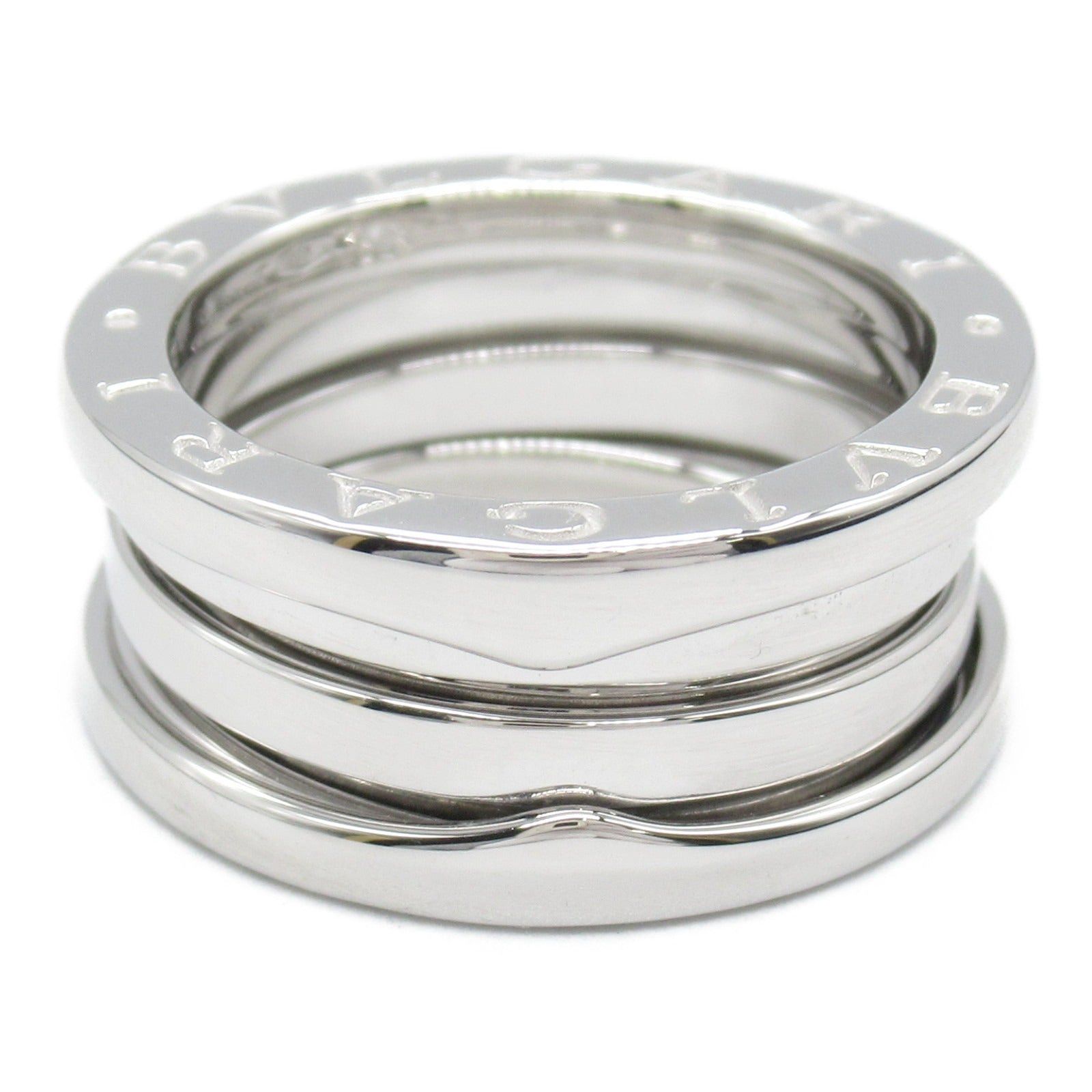 Bvlgari Bvlgari B Zero One Ring S Size K18Wg (White Gold) Silver Size ONE SIZE - 3 Thumbnail