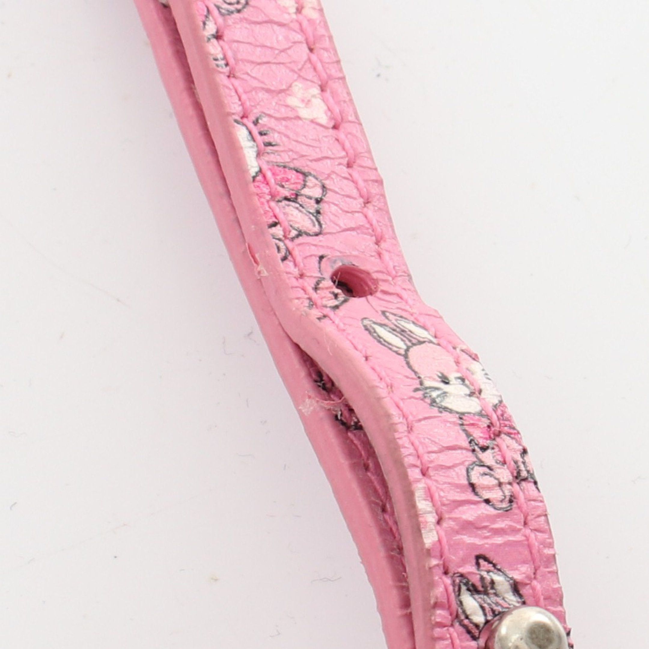 Balenciaga Balenciaga Le Cagole Mini Cagoule Chain Handbag Rabbit Leather Pink Size ONE SIZE - 7 Thumbnail