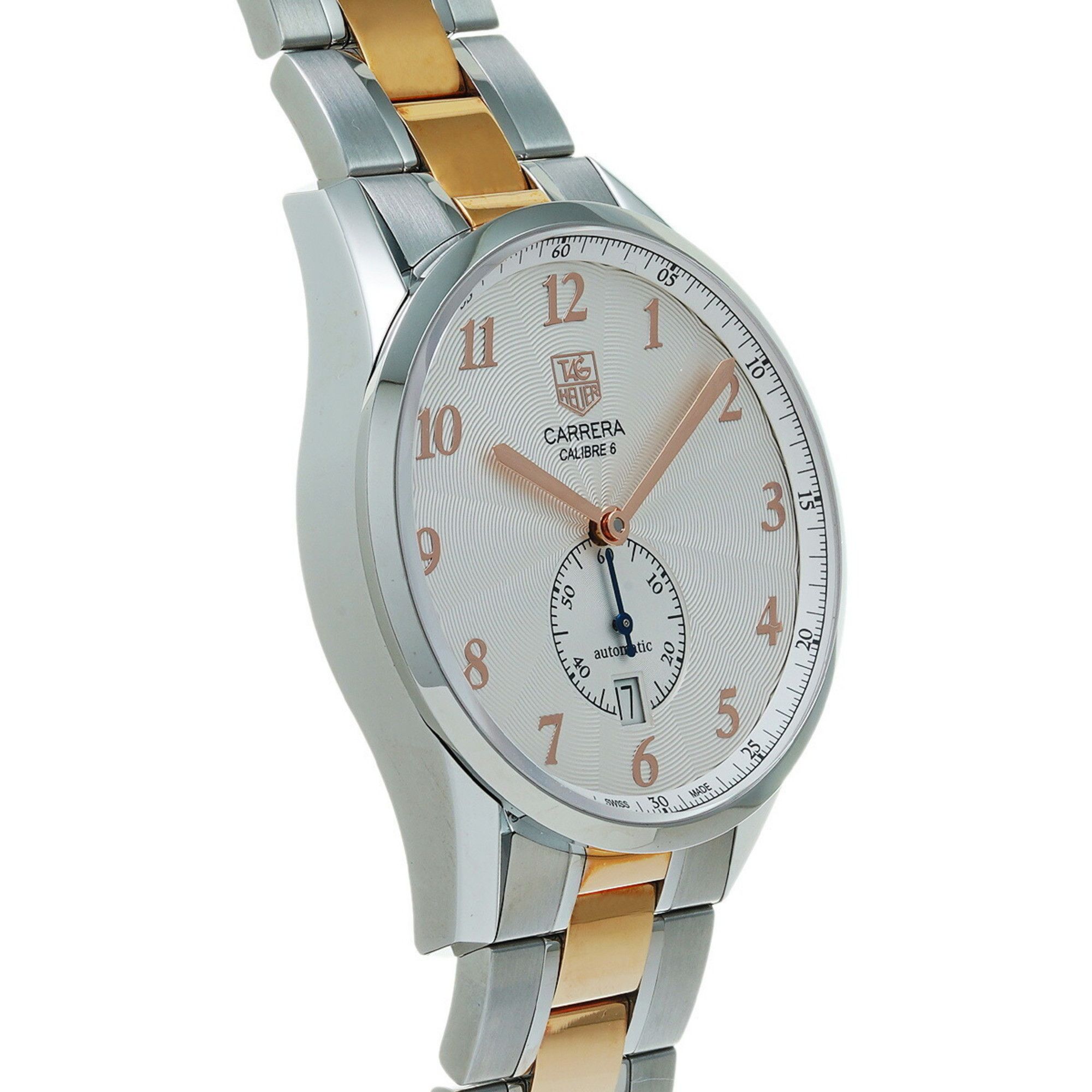 Tag Heuer TAG Heuer Carrera Calibre 6 WAS2112.BD0734 Ivory Men's Watch Automatic Size ONE SIZE - 4 Thumbnail