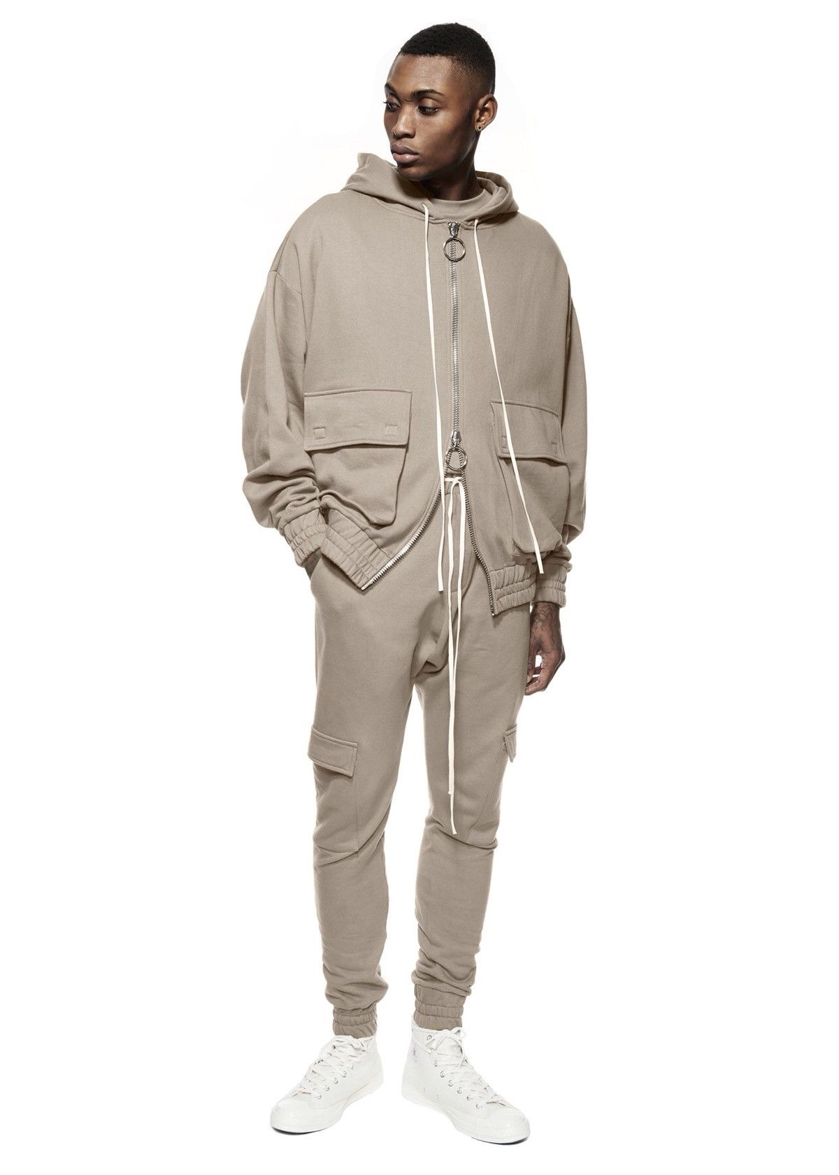Other UK NWT $223 OtherUK Cargo Hoodie Size US L / EU 52-54 / 3 - 2 Thumbnail